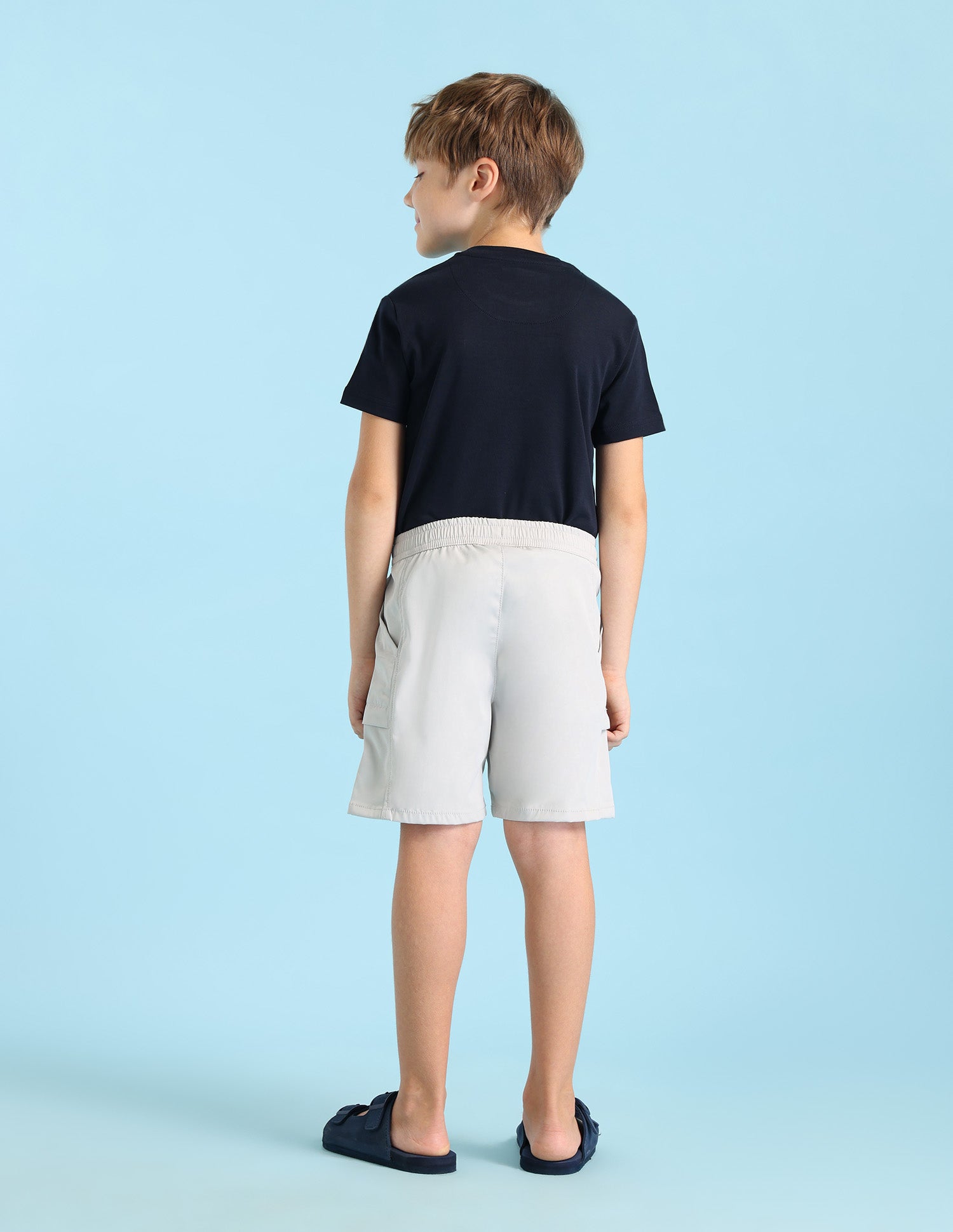 Boys Regular Fit Cargo Shorts Cream - U.S. POLO ASSN. | Large