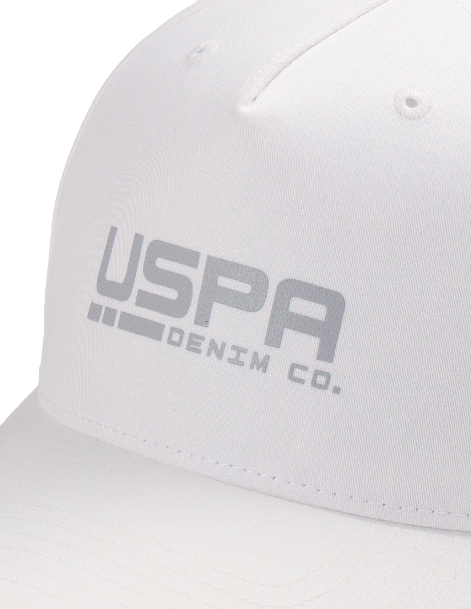 Brand Printed Cap White - U.S. Polo Assn. India | Large