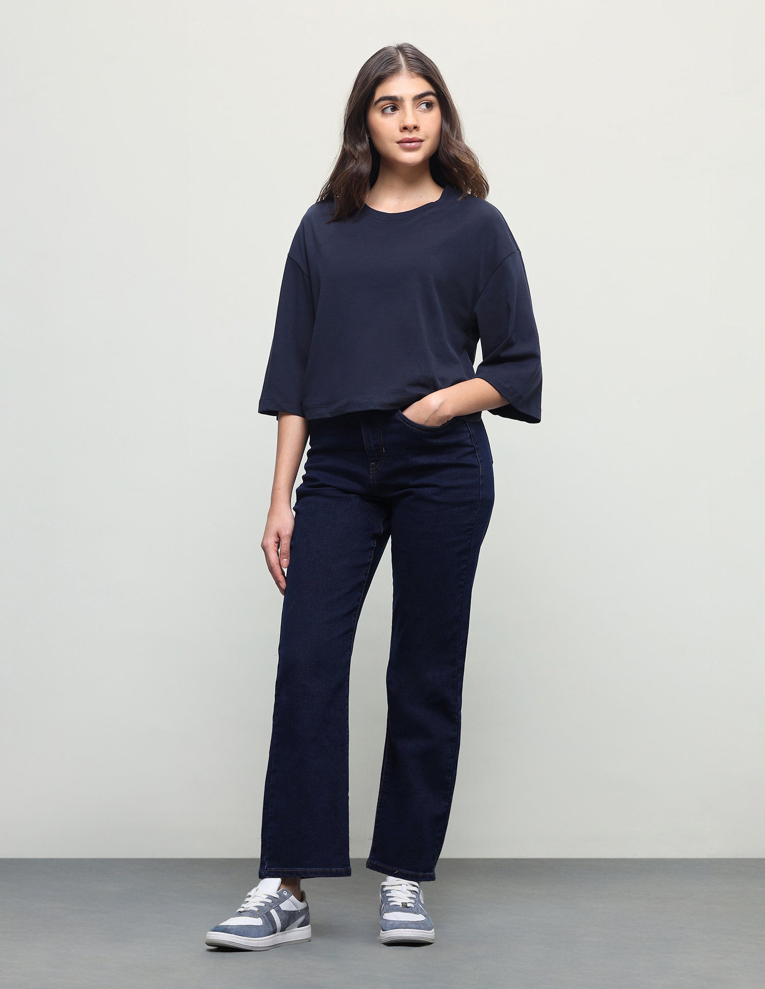 Straight Fit Blue Jeans Dark Blue - U.S. Polo Assn. India | Large