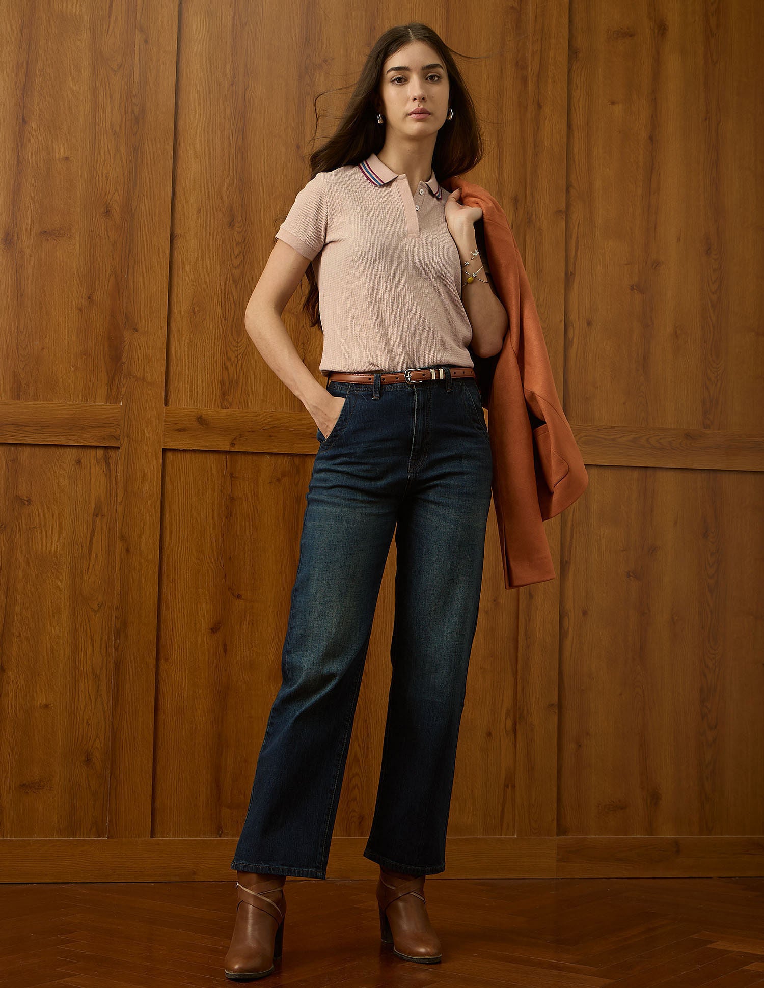 Regular Fit Textured Polo Shirt Beige - U.S. POLO ASSN. | Large