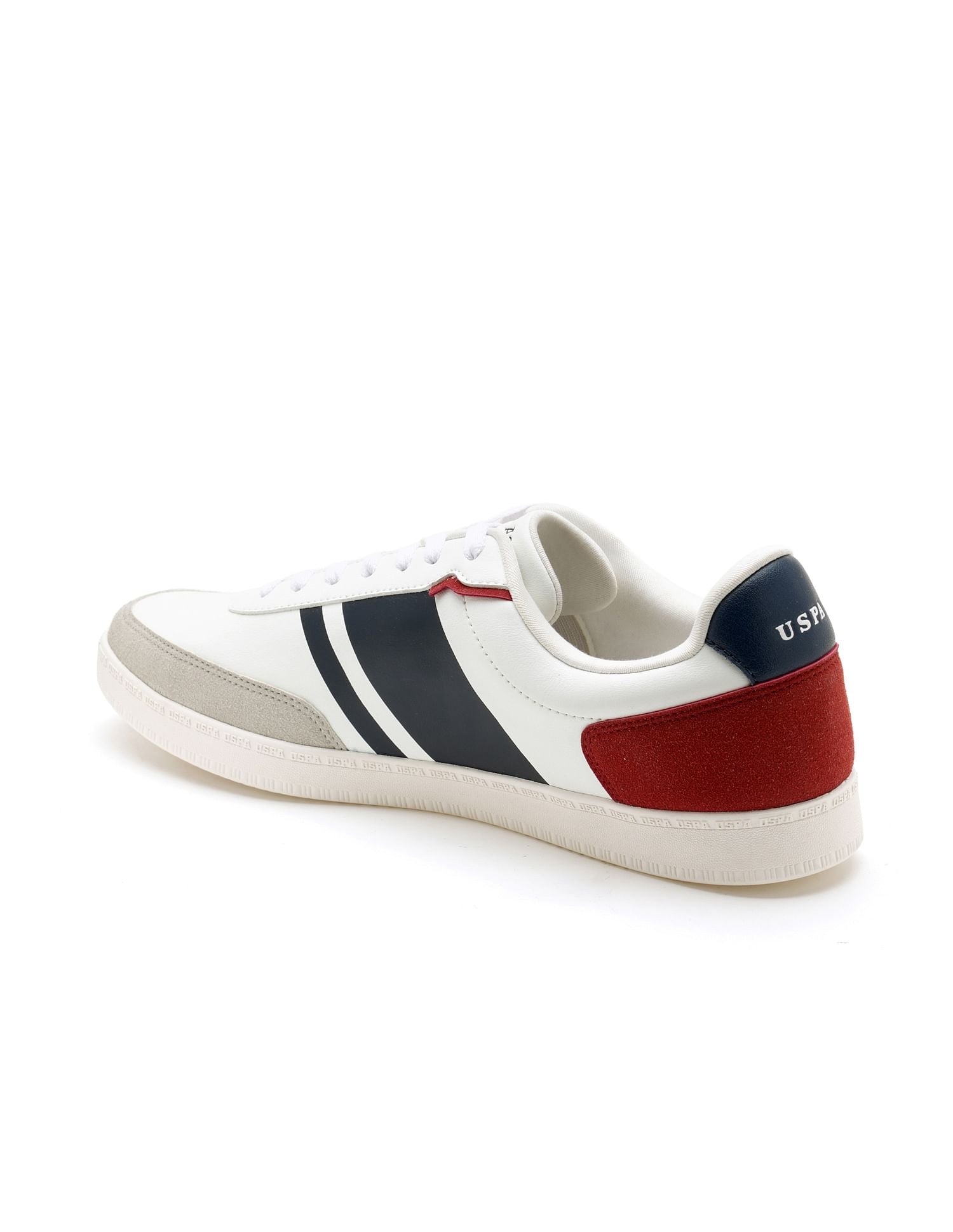 Men Hilton Suede Colourblocked Sneakers Multi-colour - U.S. POLO ASSN. | Large