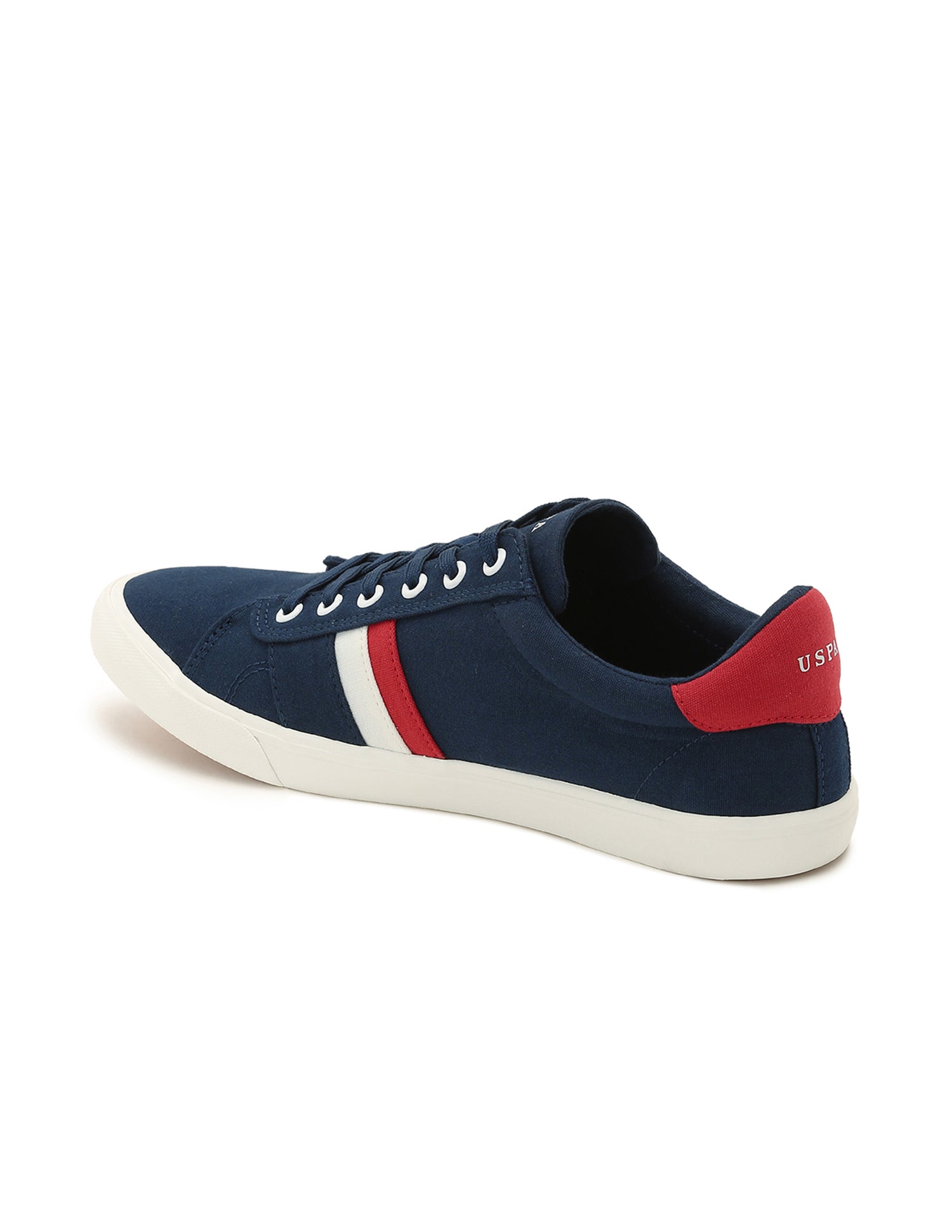Striped Round Toe Abor 3.0 Sneakers Navy - U.S. Polo Assn. India | Large