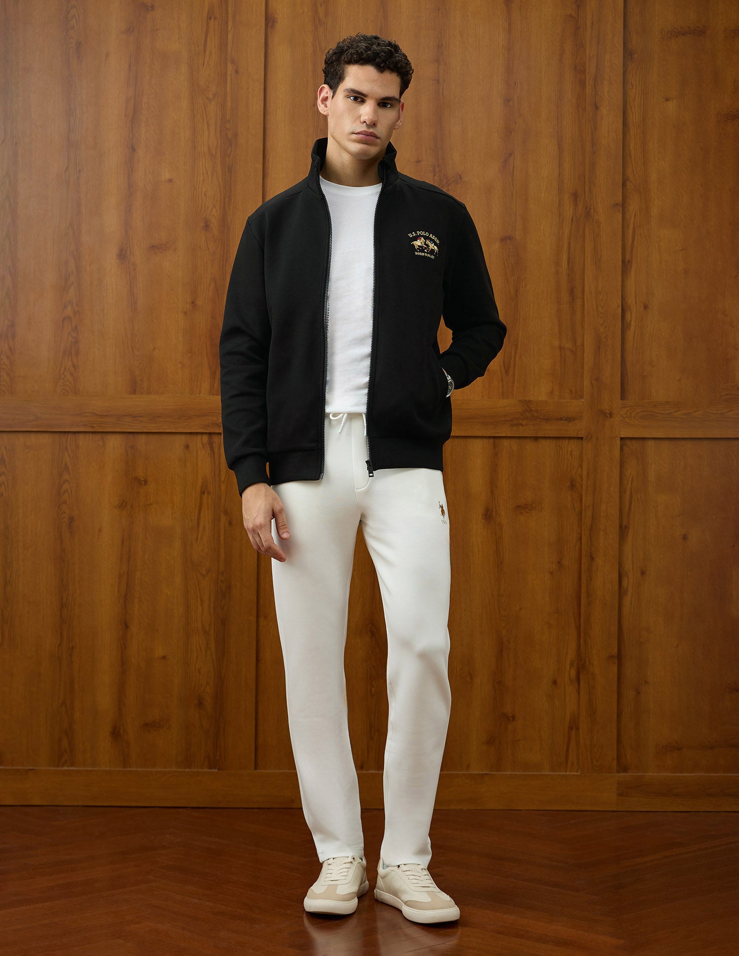 Regular Fit Varsity Theatre Sweatshirt Black - U.S. POLO ASSN. | Large