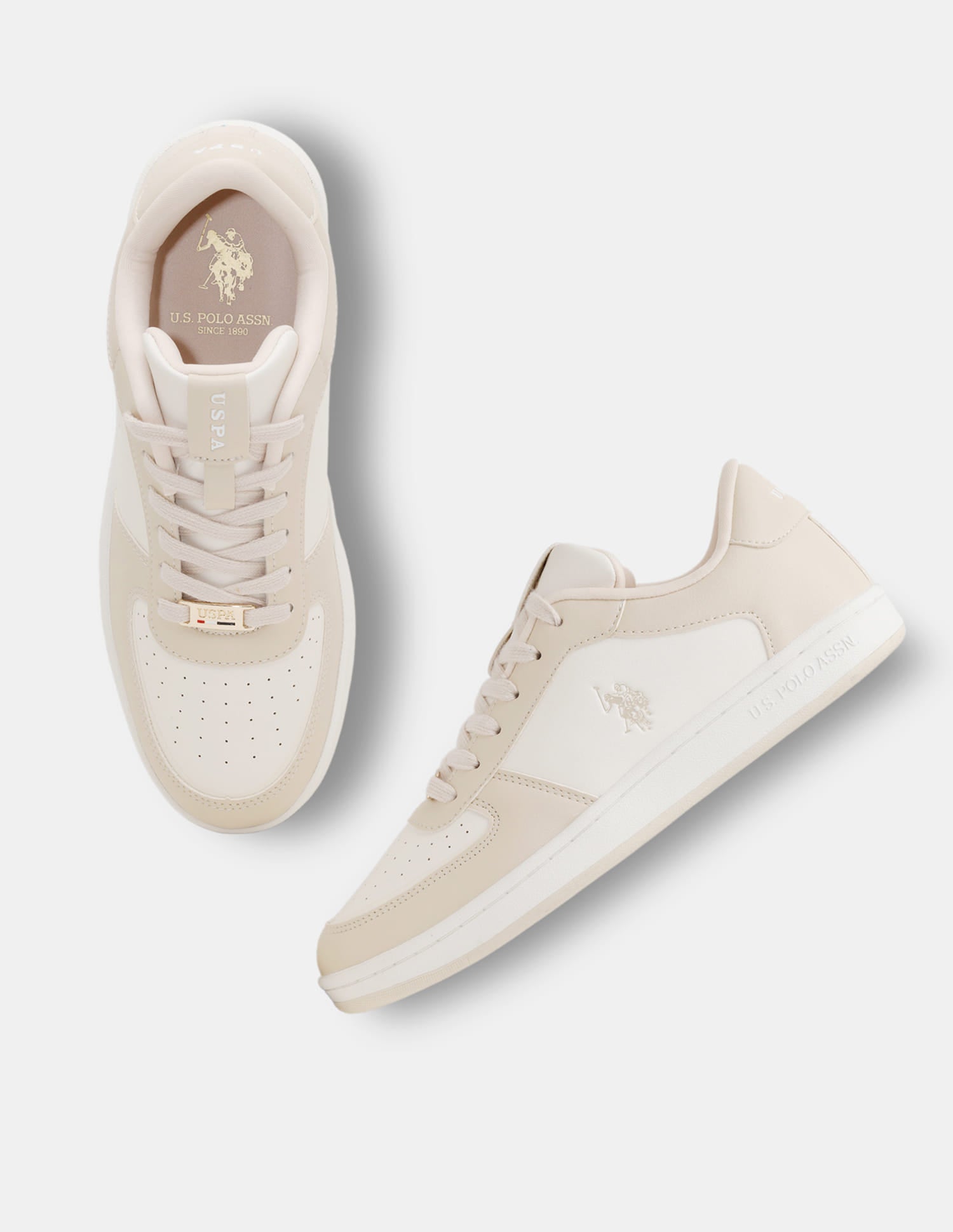 Rein 2.0 Beige Sneakers Shoes Beige - U.S. Polo Assn. India | Large