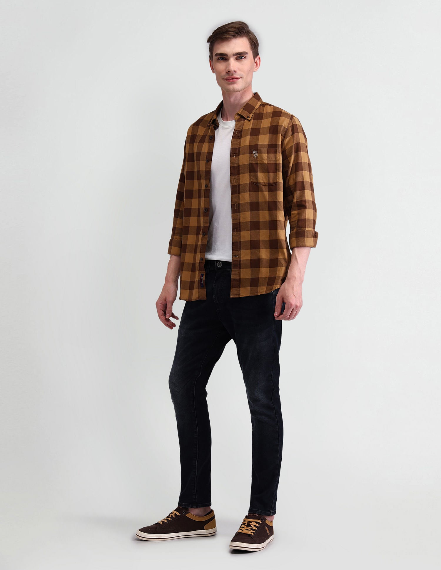 Henry Tapered Blue Jeans Blue - U.S. POLO ASSN. | Large