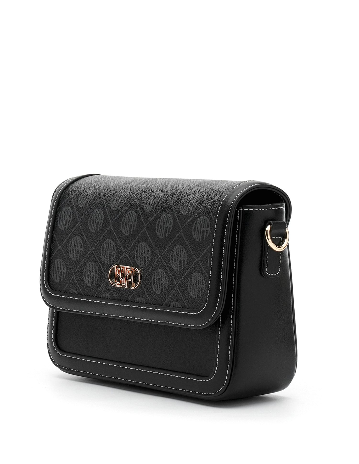 Agatha Monogram Cross Body Bag Black - U.S. Polo Assn. India | Large