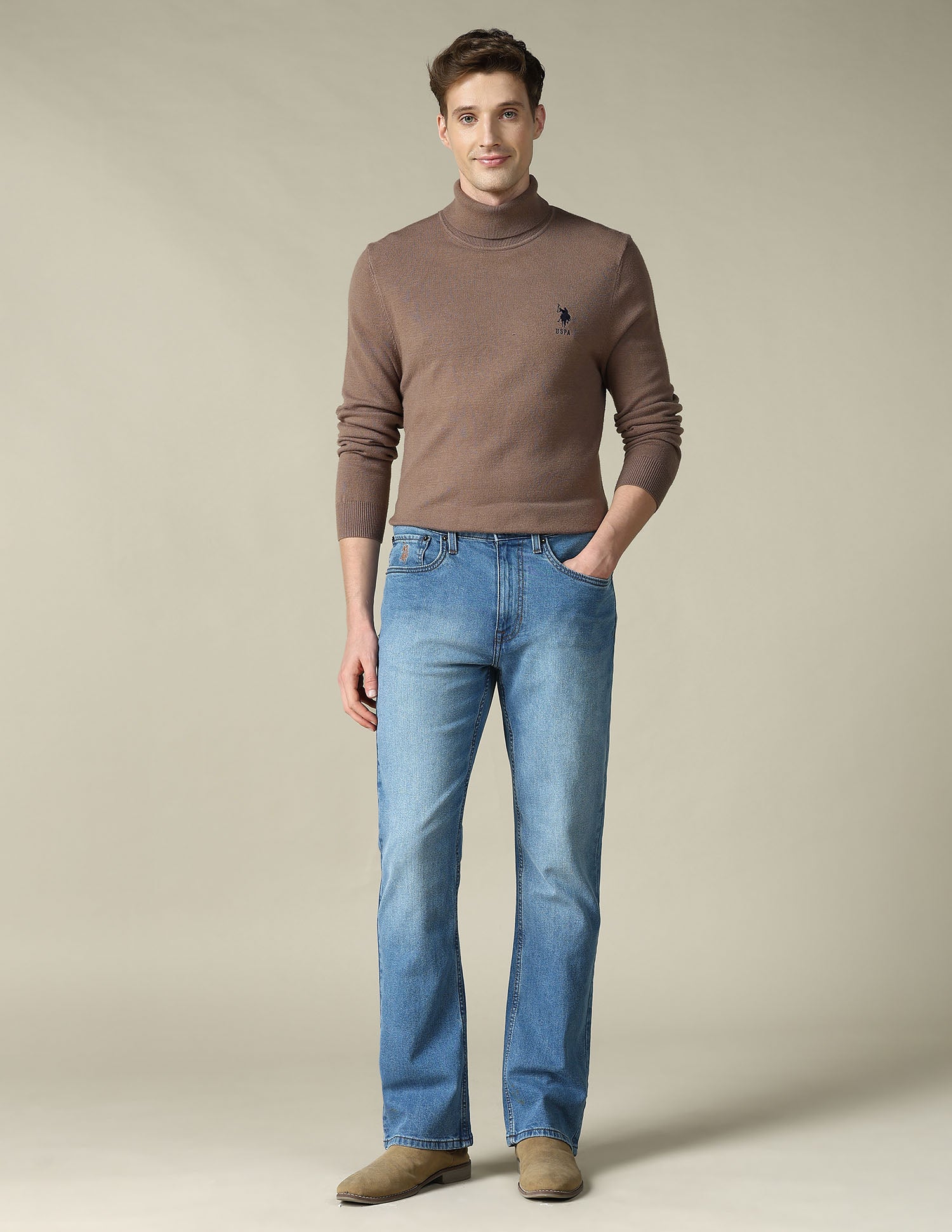 Connor Bootcut Blue Jeans Indigo - U.S. POLO ASSN. | Large