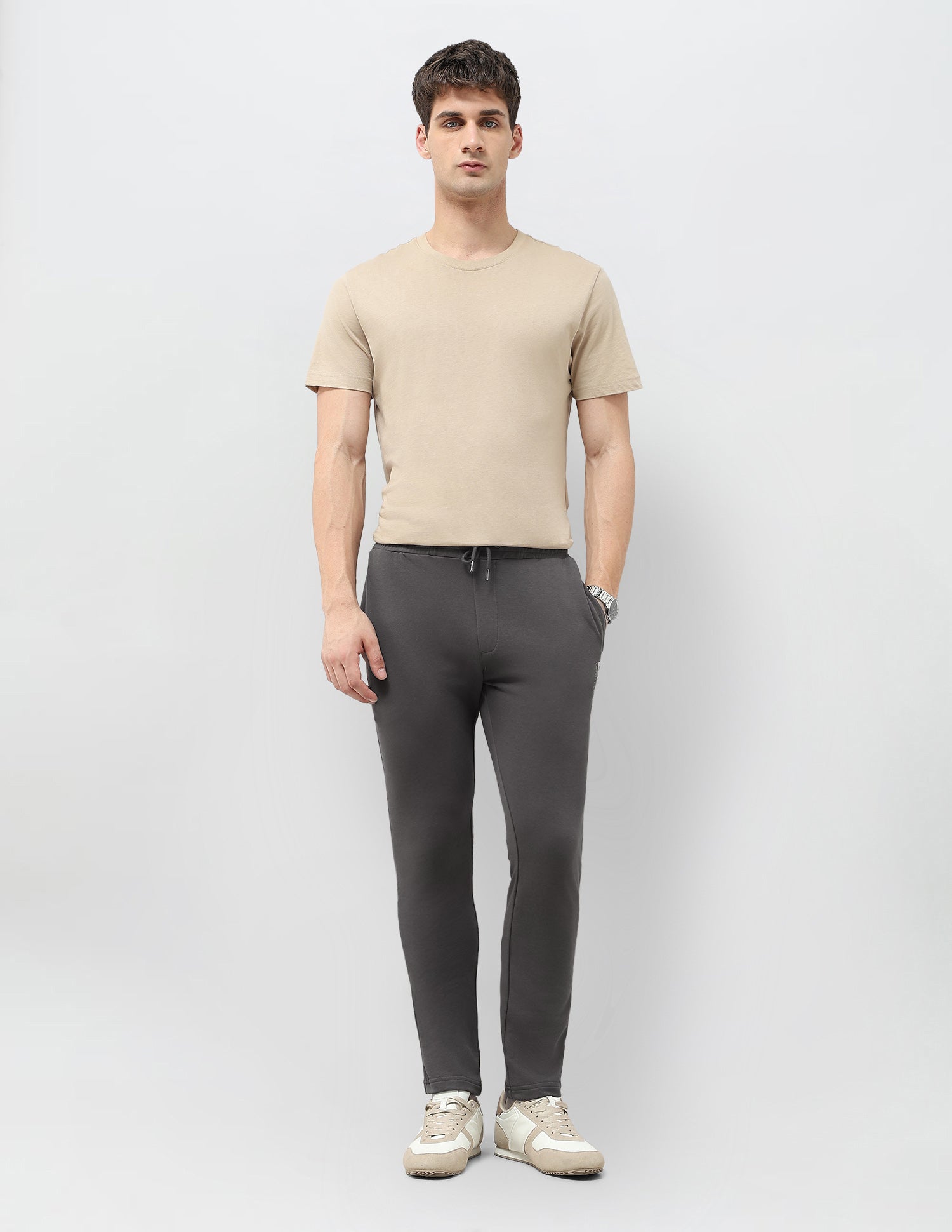 Heathered Regular Fit Track Pants Dark Grey - U.S. POLO ASSN. | Large