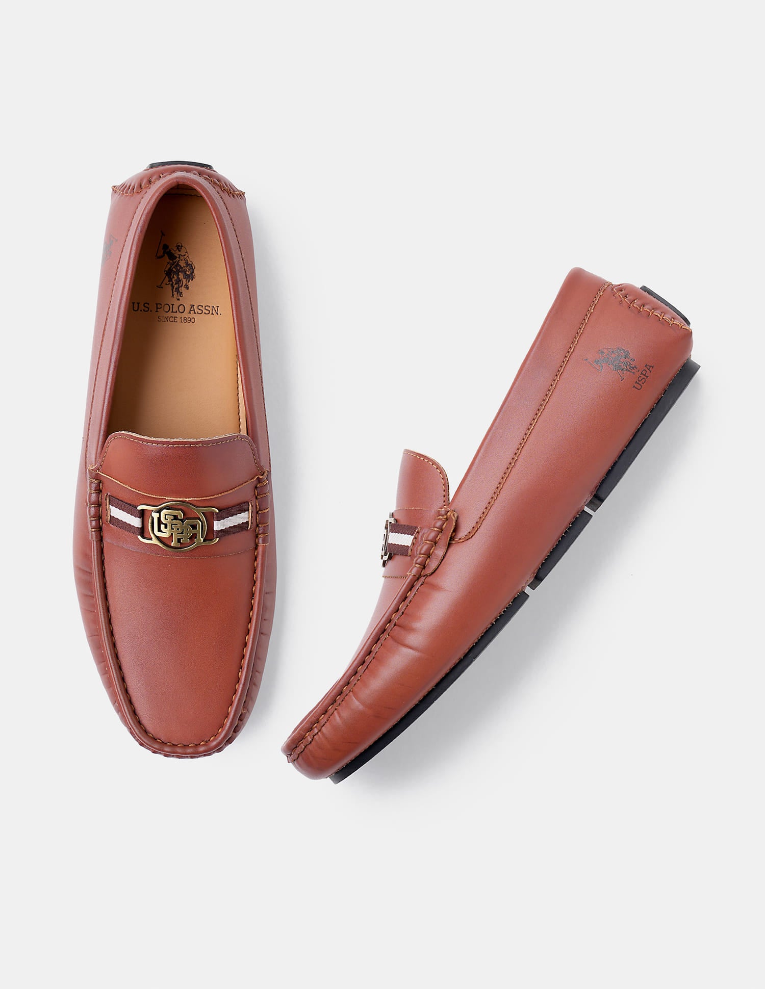 Men Fritof 4.0 Loafers Tan - U.S. Polo Assn. India | Large