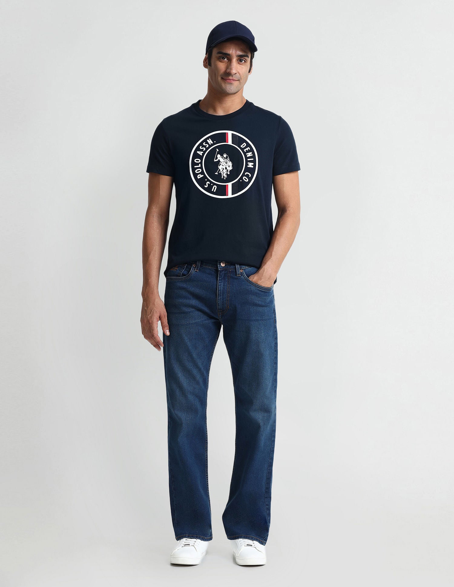 Connor Bootcut Blue Jeans Blue - U.S. Polo Assn. India | Large