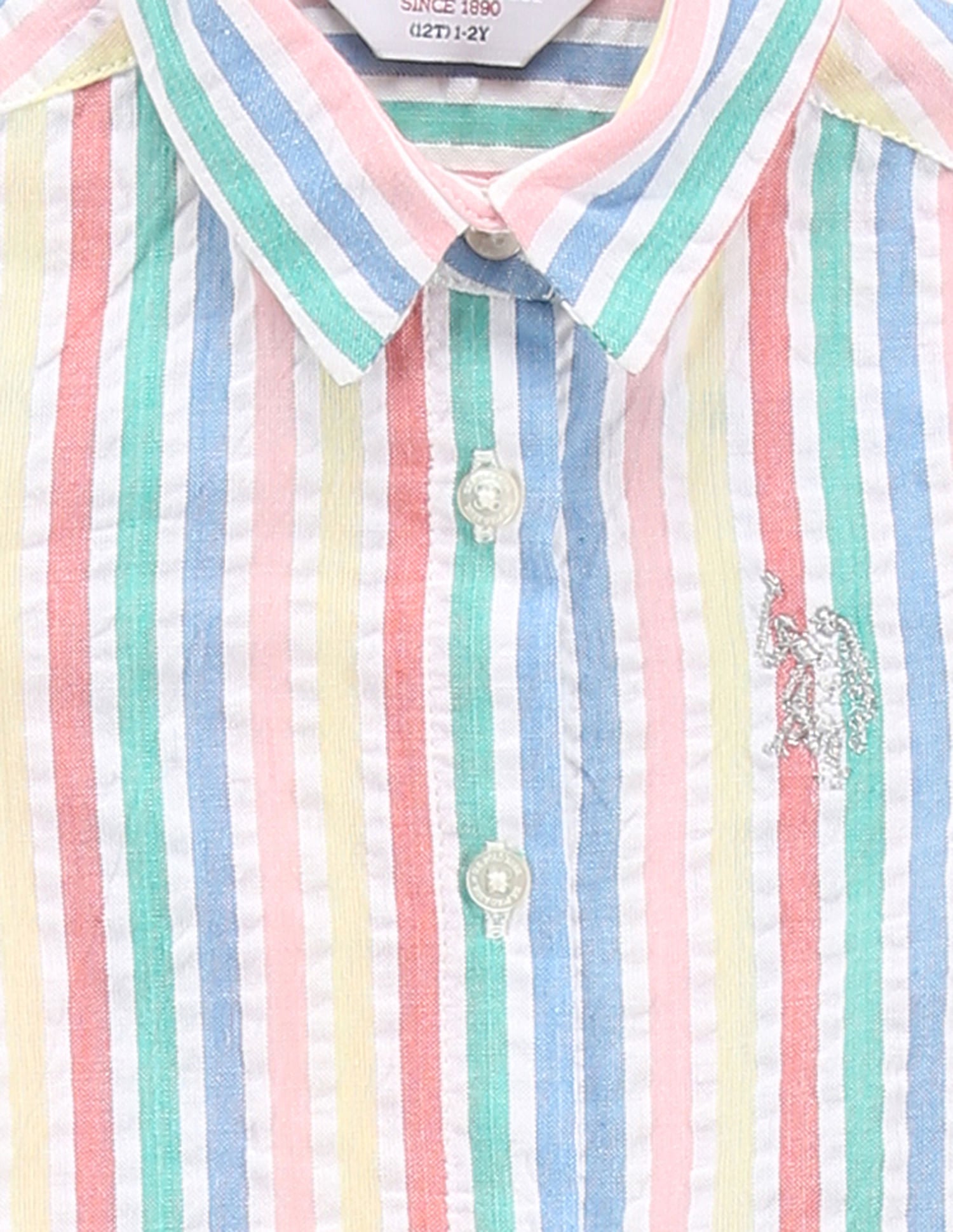 Vertical Stripe Cotton Top White - U.S. Polo Assn. India | Large