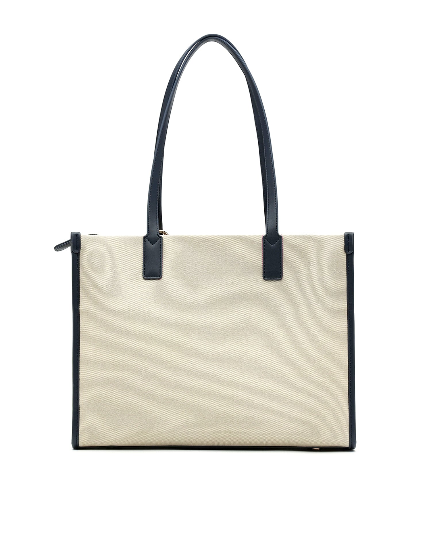 Valour Striped Tote Bag Beige - U.S. Polo Assn. India | Large