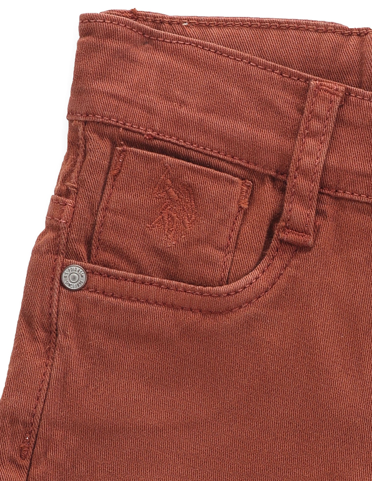 Boys Clean Look Jeans Brown - U.S. POLO ASSN. | Large