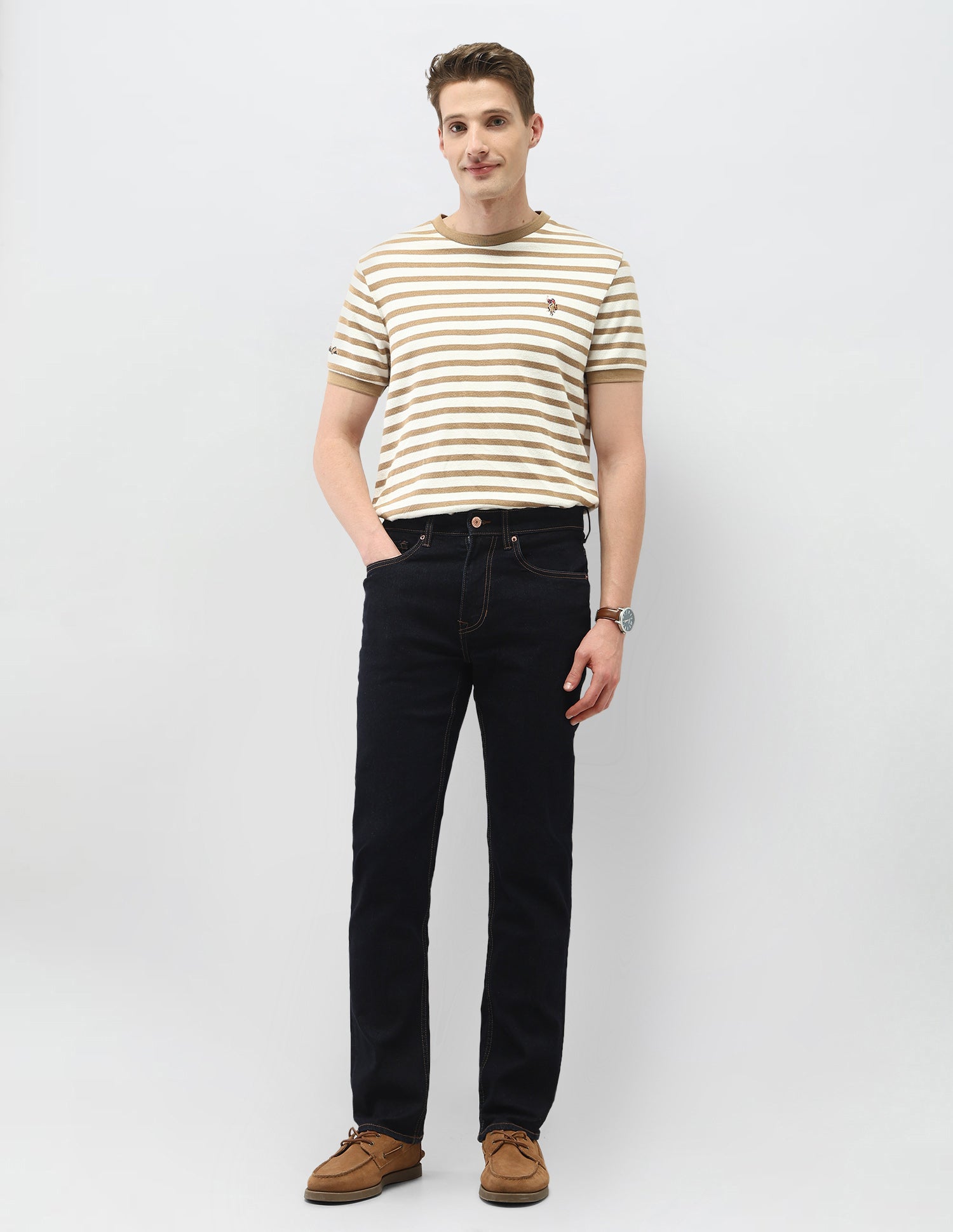 Mid Rise Harold Slim Straight Fit Jeans Dark Indigo - U.S. Polo Assn. India | Large