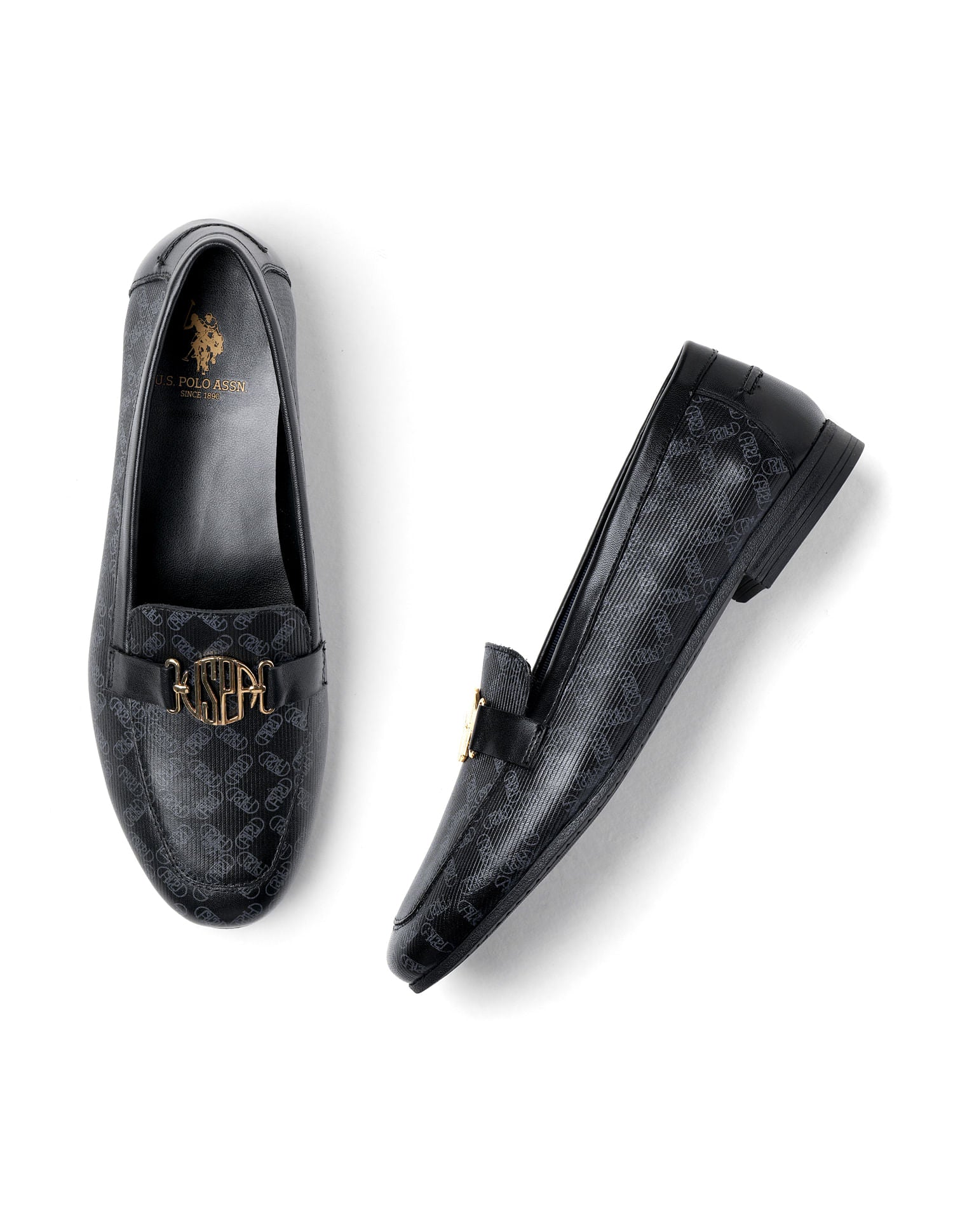 Women Amber Loafers Black - U.S. POLO ASSN. | Large