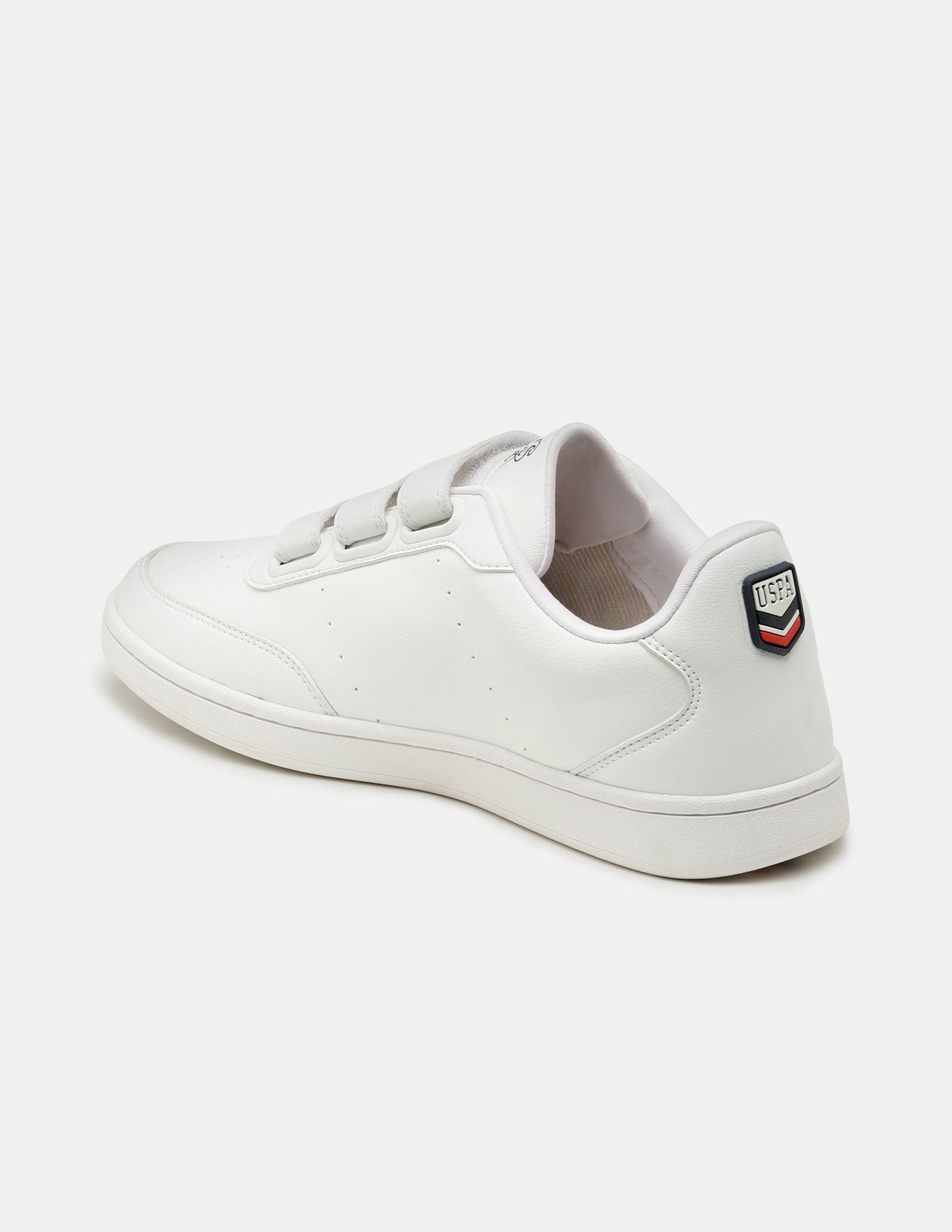 Men Elio Velcro Sneakers White - U.S. Polo Assn. India | Large