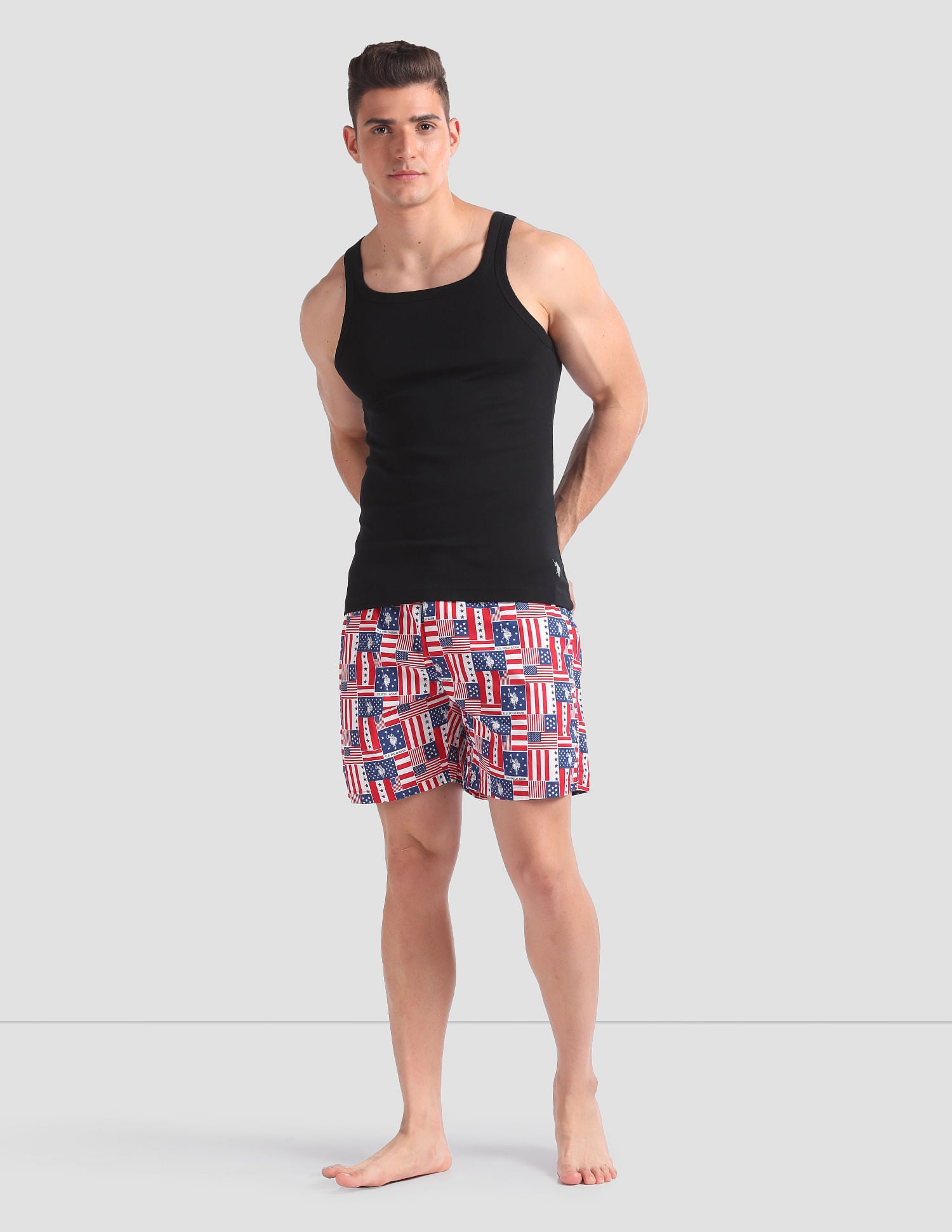 Pure Cotton EV006 Vest - Pack Of 1 Black - U.S. POLO ASSN. | Large