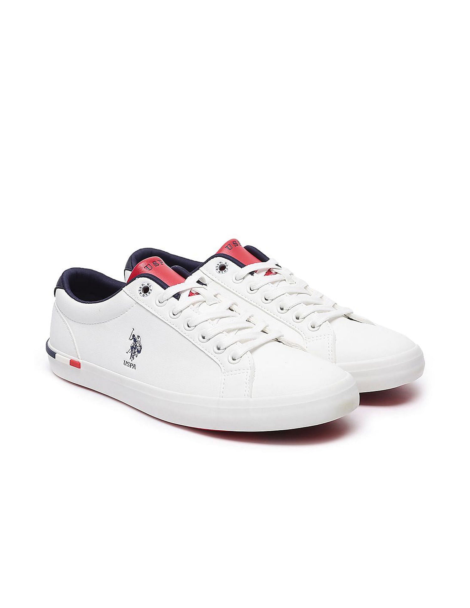 Men Round Toe Anton 4.0 Sneakers Off White - U.S. POLO ASSN. | Large