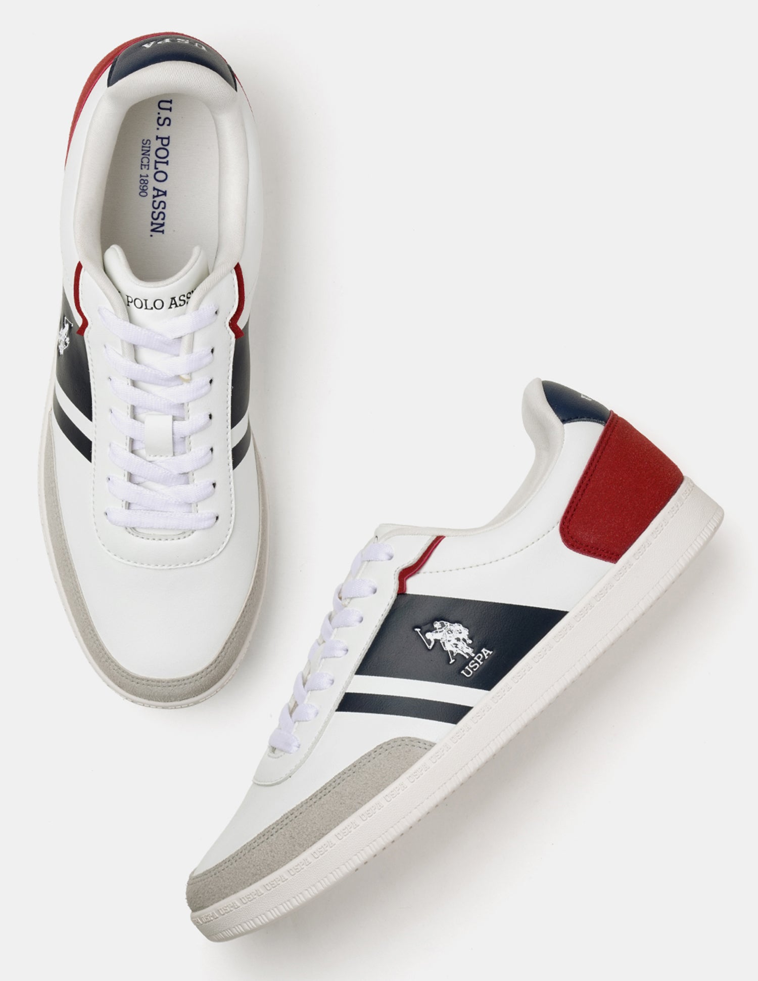 Men Hilton 2.0 Colourblocked Sneakers Multi3 - U.S. Polo Assn. India | Large