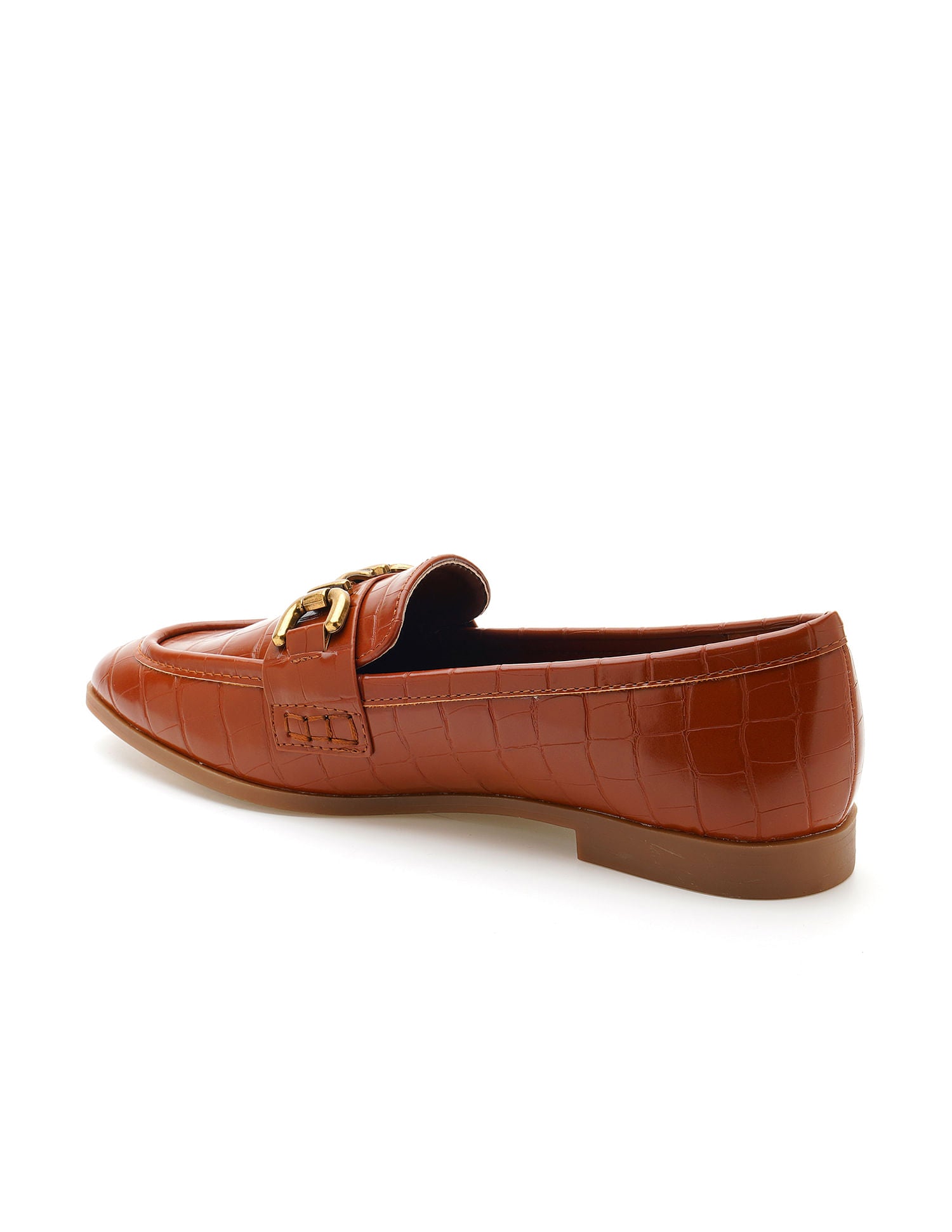 Women Round Toe Leisure Luna Loafers Tan - U.S. POLO ASSN. | Large