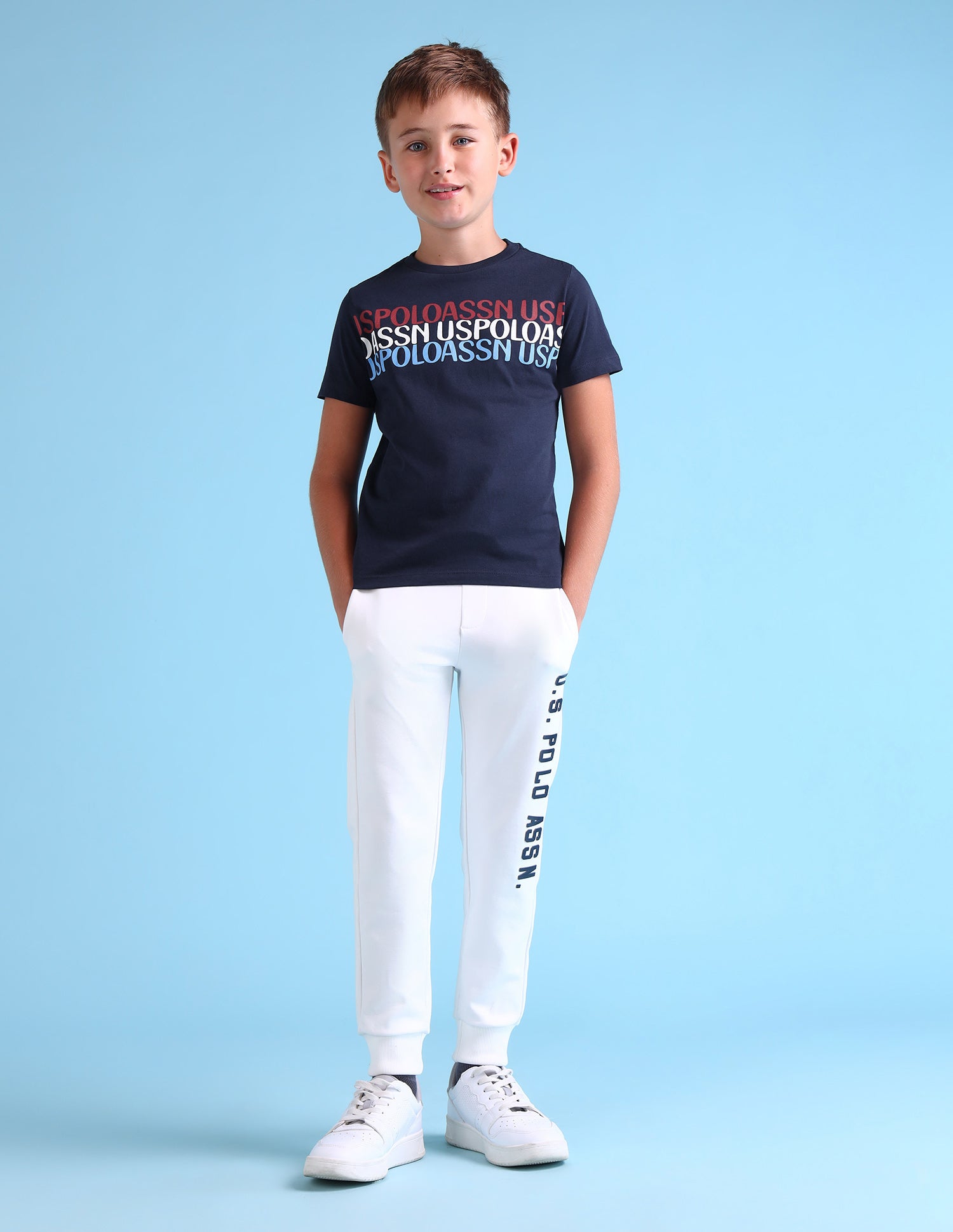 Boys Brand Printed T-Shirt Navy - U.S. POLO ASSN. | Large