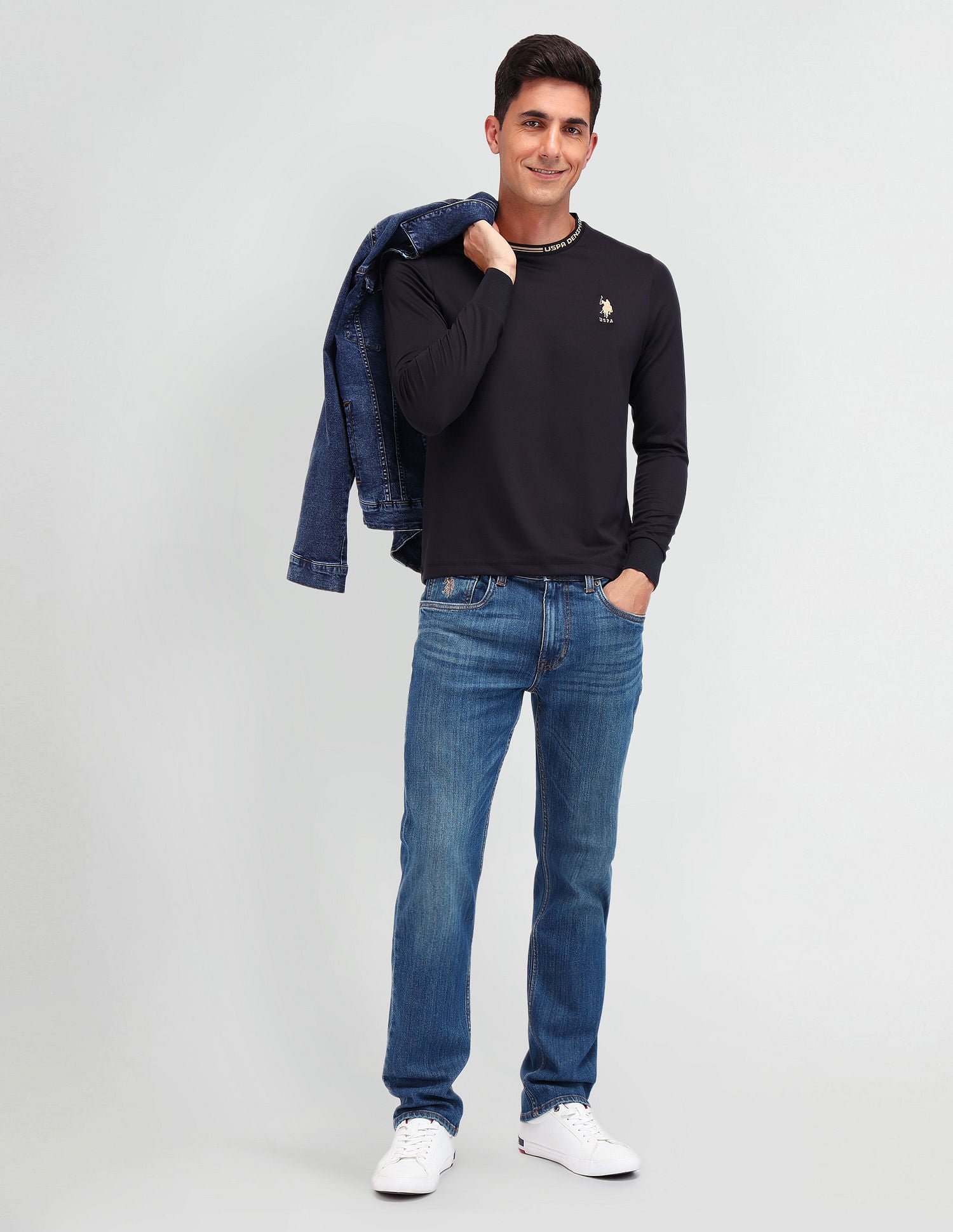 Harold Slim straight Fit Jeans Blue - U.S. POLO ASSN. | Large