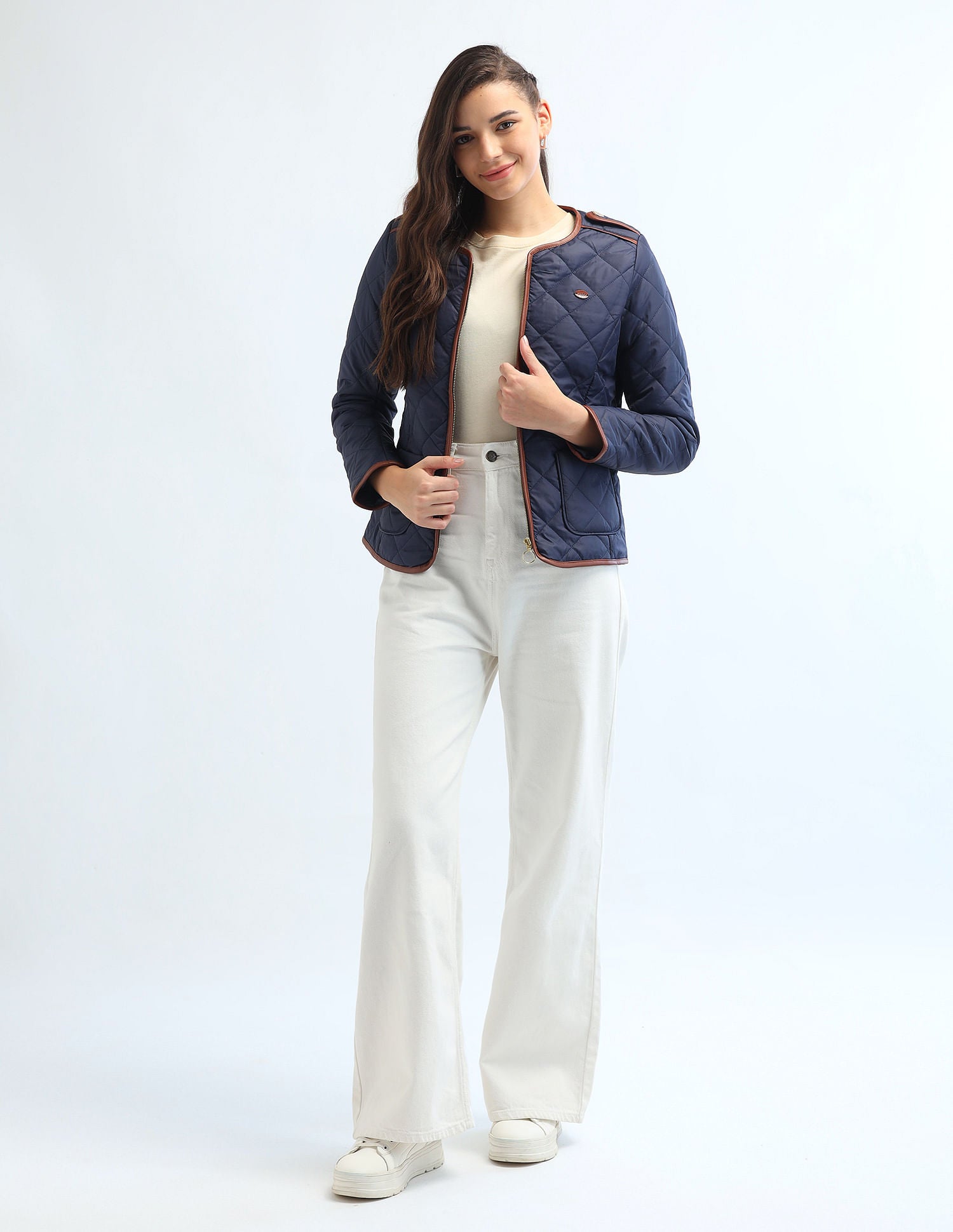 Longline Puffer Jacket Denim - U.S. POLO ASSN. | Large