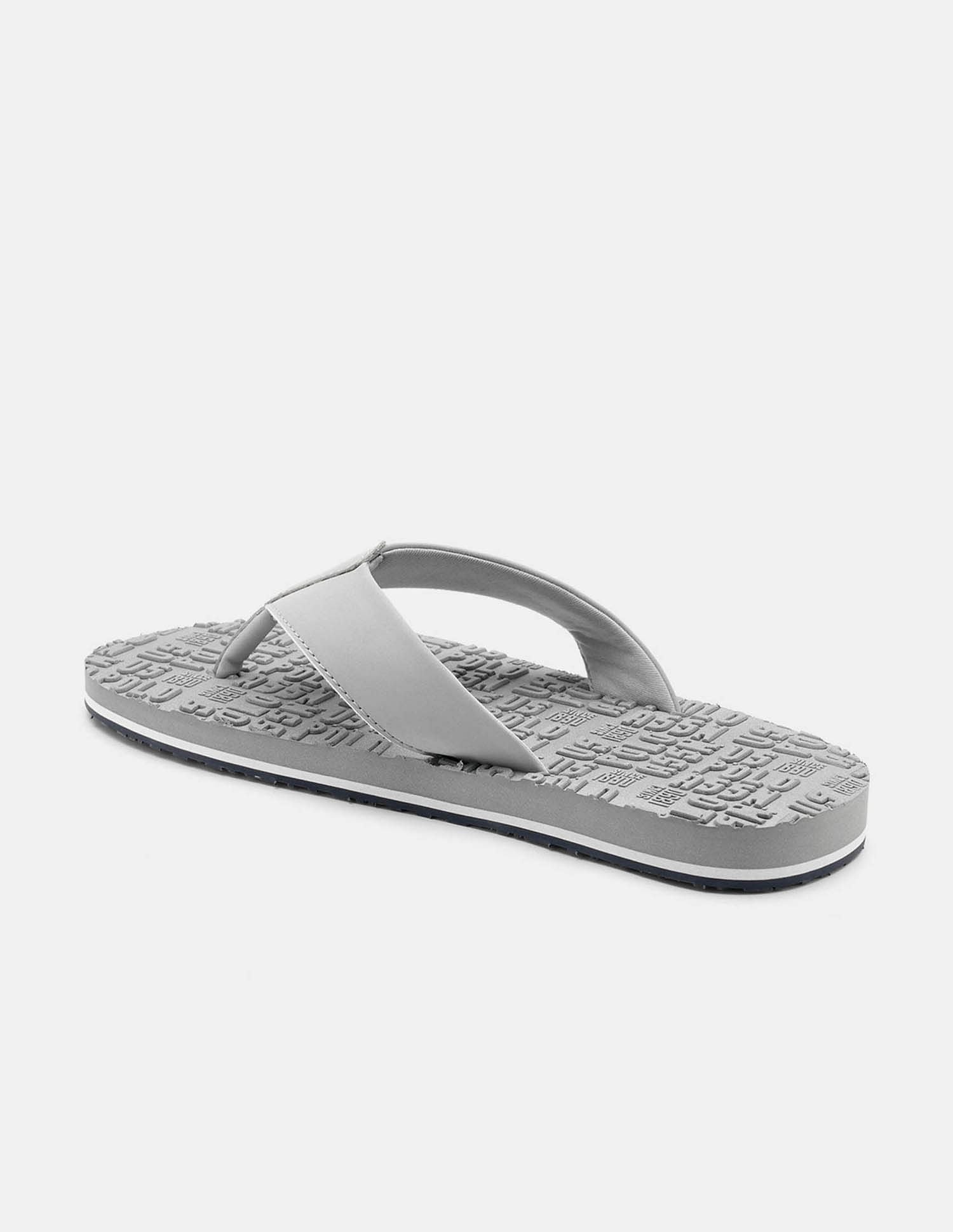 Men Rodri Brand Printed Flip Flops Grey - U.S. POLO ASSN. | Large