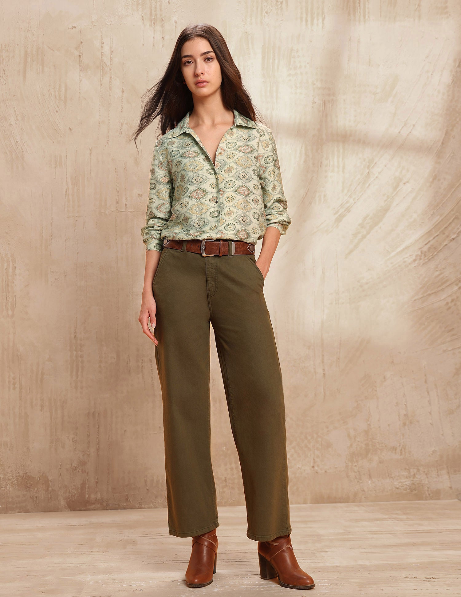 Regular Fit Abstract Printed Shirt Multi-colour - U.S. POLO ASSN. | Large