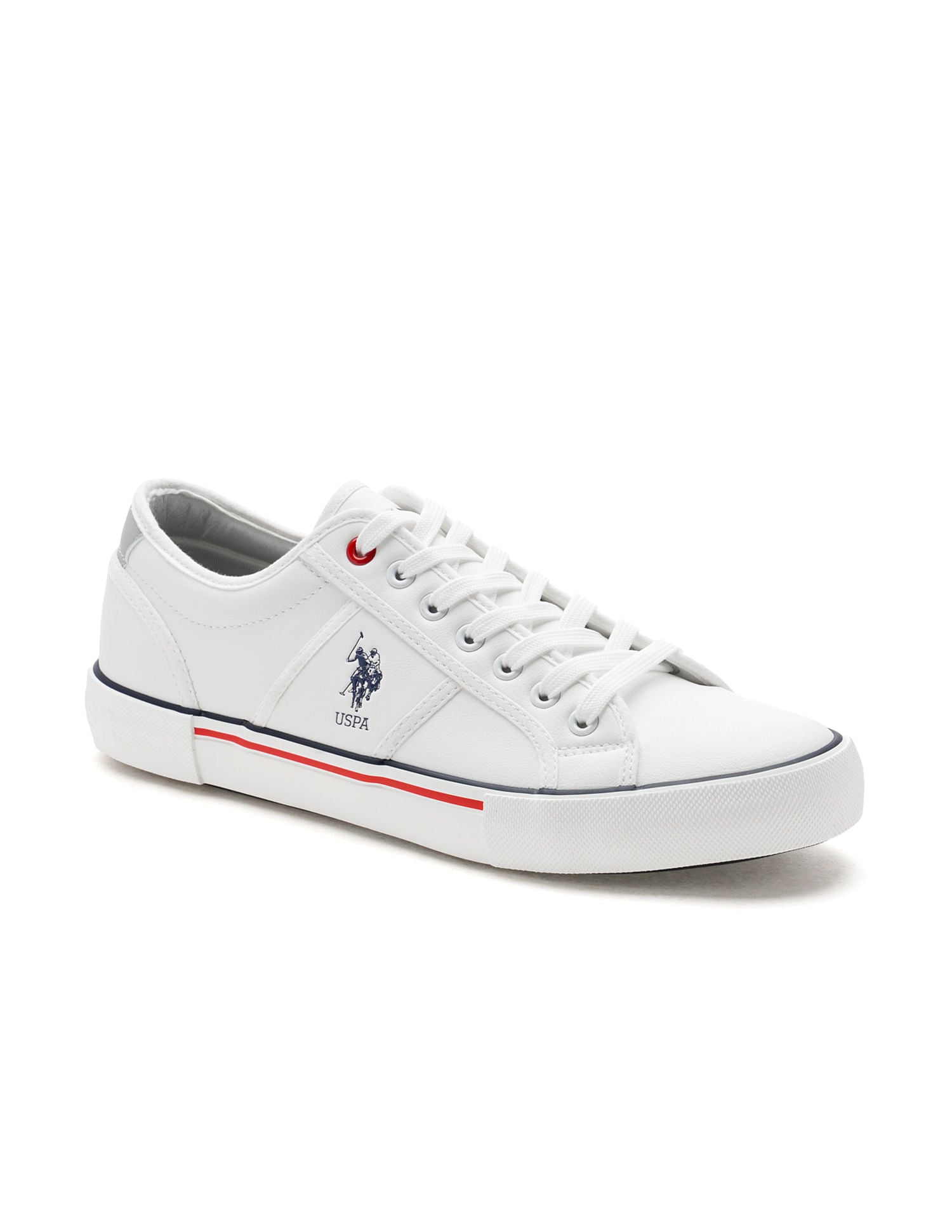 Men Solid Tess Sneakers White - U.S. POLO ASSN. | Large