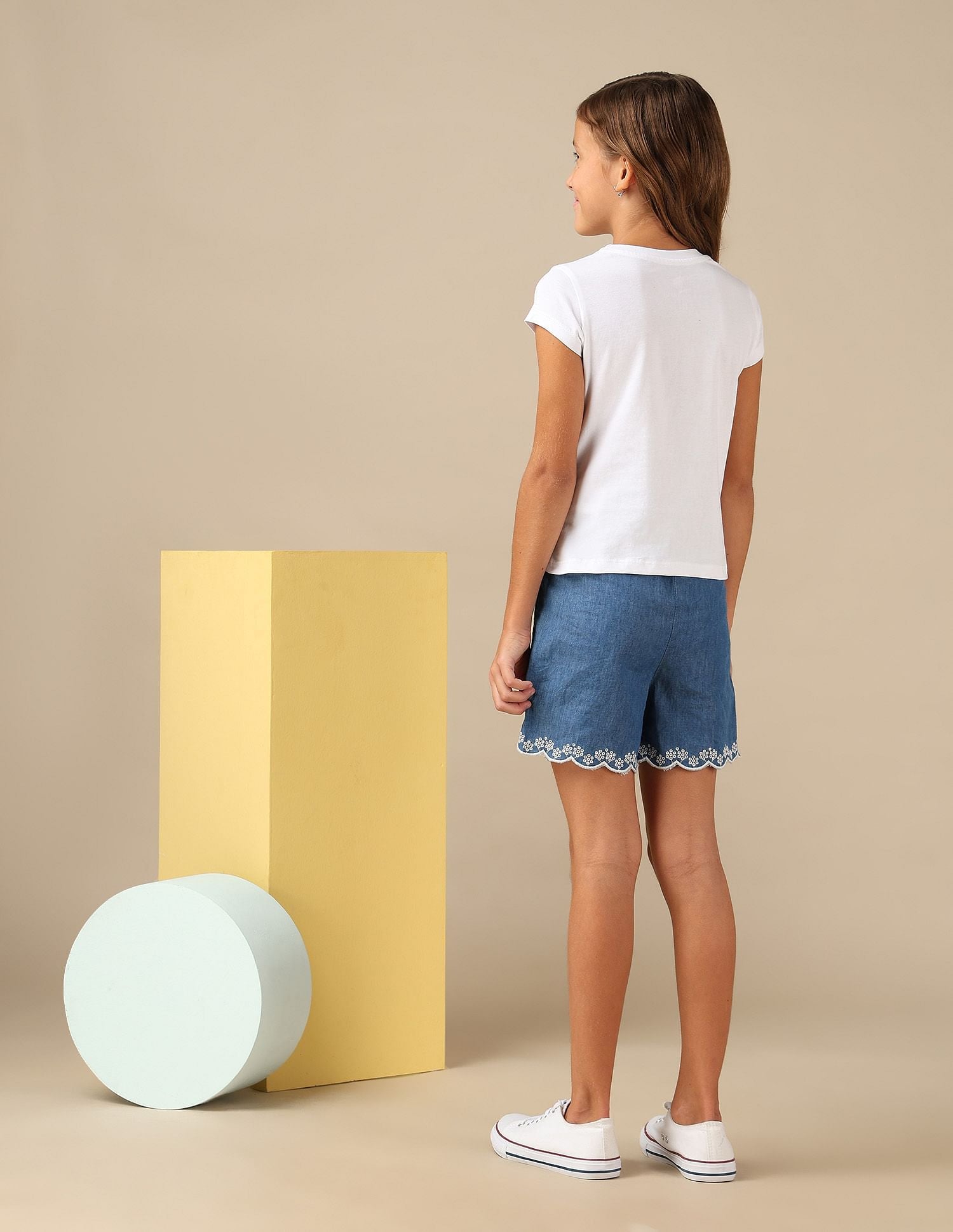 Girls Unicorn Graphic T-Shirt White - U.S. POLO ASSN. | Large