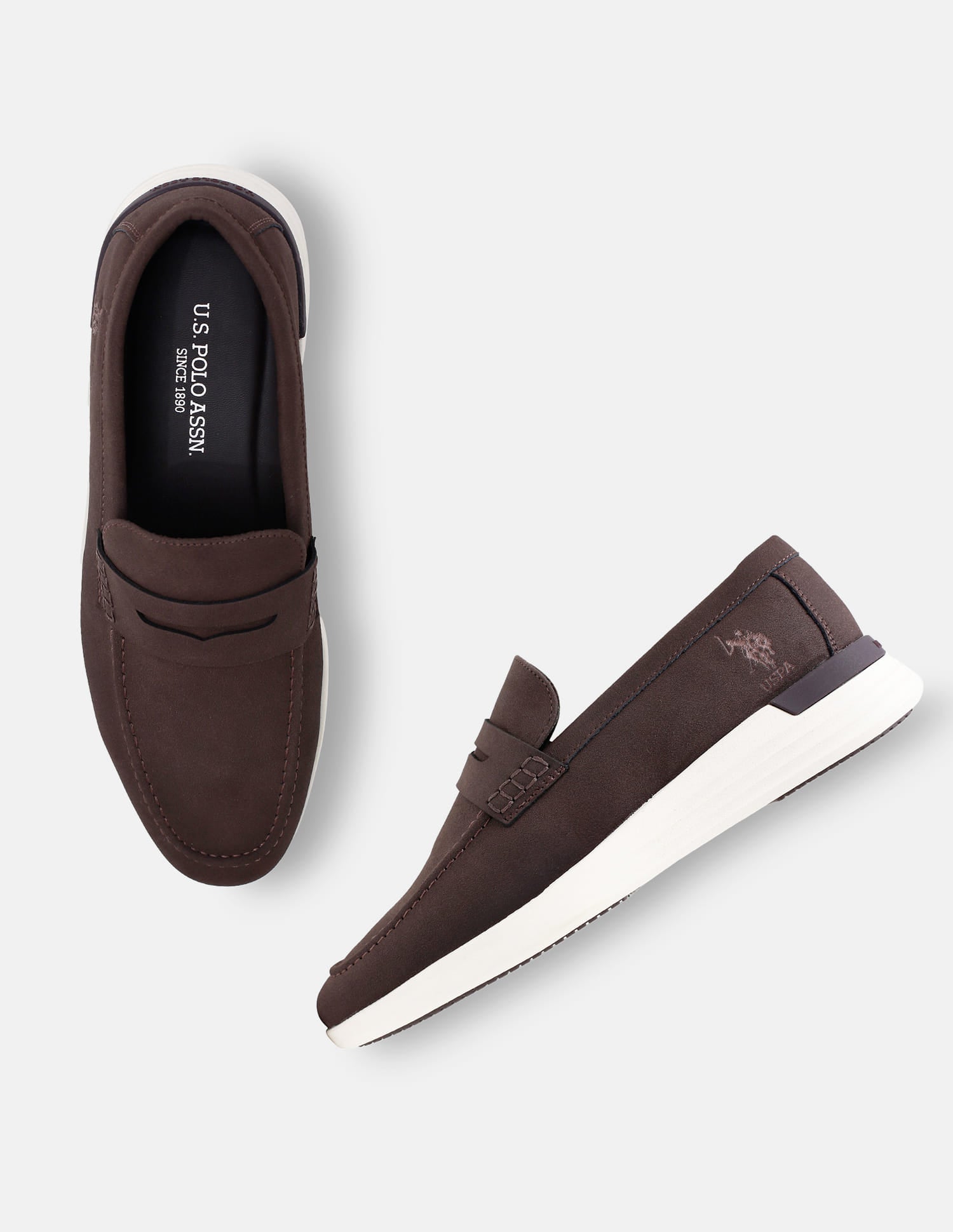 Slip-Ons Burge Loafers Brown - U.S. Polo Assn. India | Large