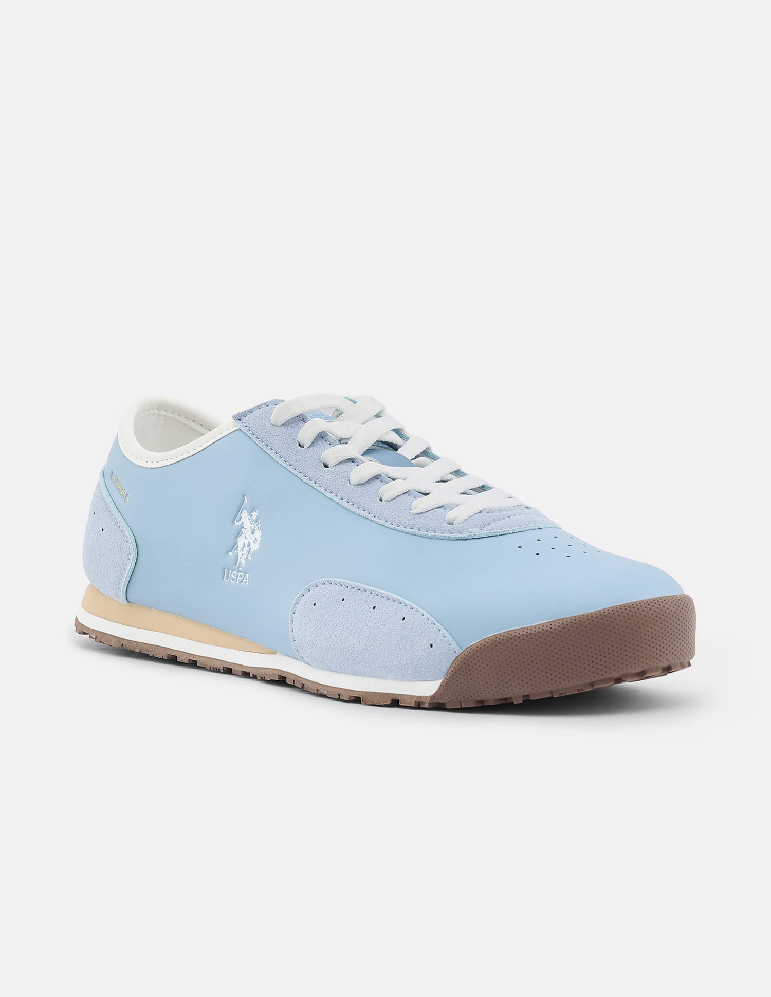 Round Toe Chukker 6 Suede Sneakers Light Blue - U.S. Polo Assn. India | Large