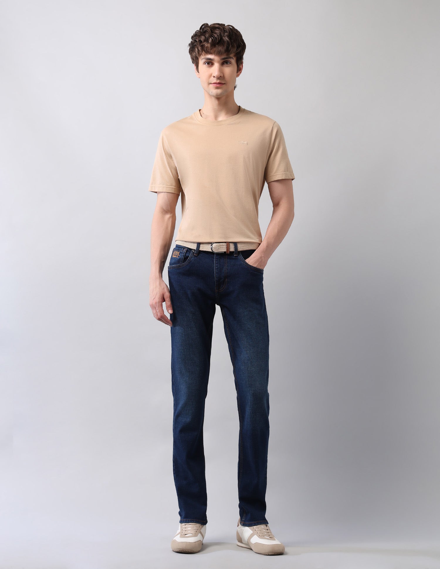 Brandon Slim Tapered Fit Blue Jeans Blue - U.S. POLO ASSN. | Large