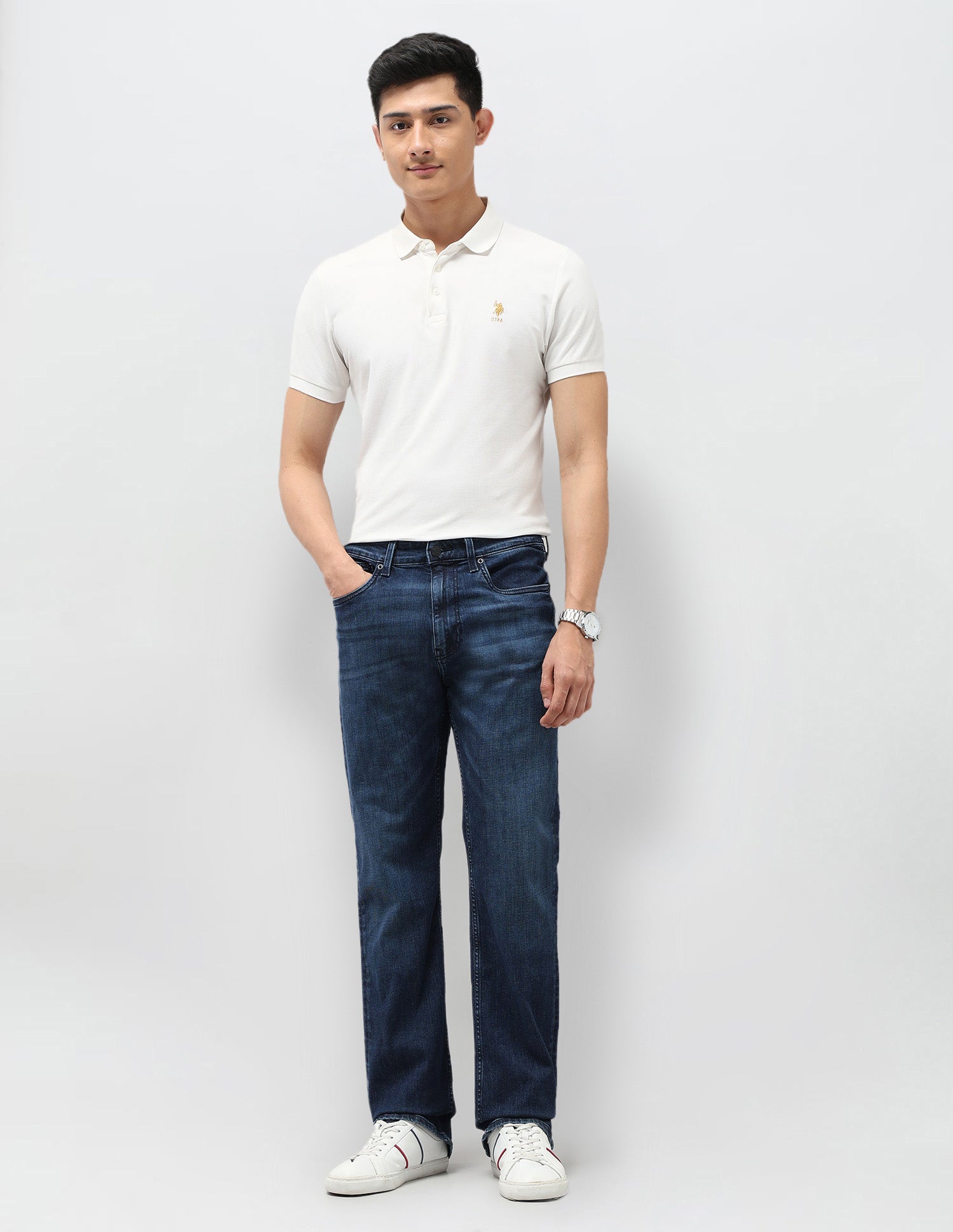 Connor Bootcut Blue Jeans Blue - U.S. POLO ASSN. | Large