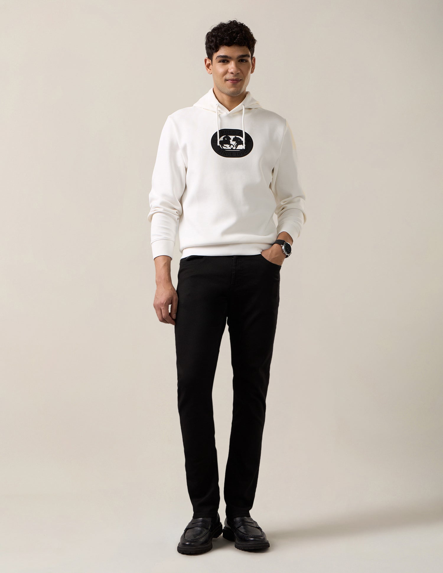 Brandon Slim-Tapered Fit Black Jeans Black - U.S. Polo Assn. India | Large