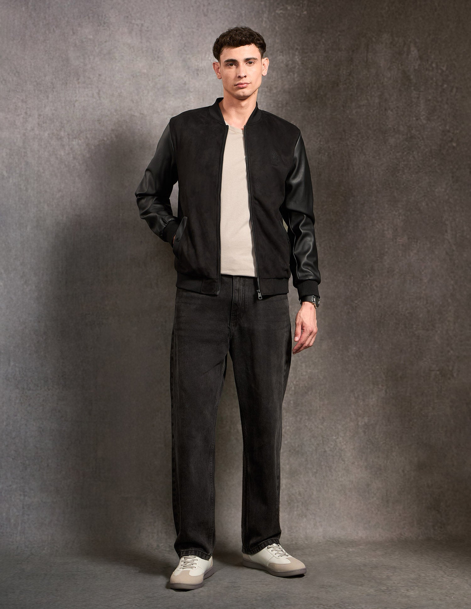 Brand Embossed Black & Gold Jacket Black - U.S. POLO ASSN. | Large