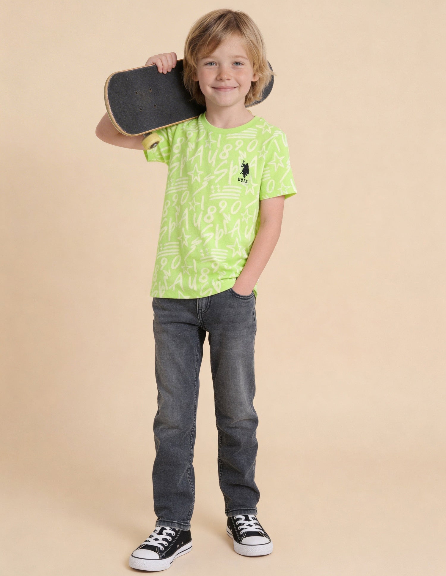 Pure Cotton Regular Fit T-Shirt - Pack Of 2 Assorted - U.S. Polo Assn. India | Large