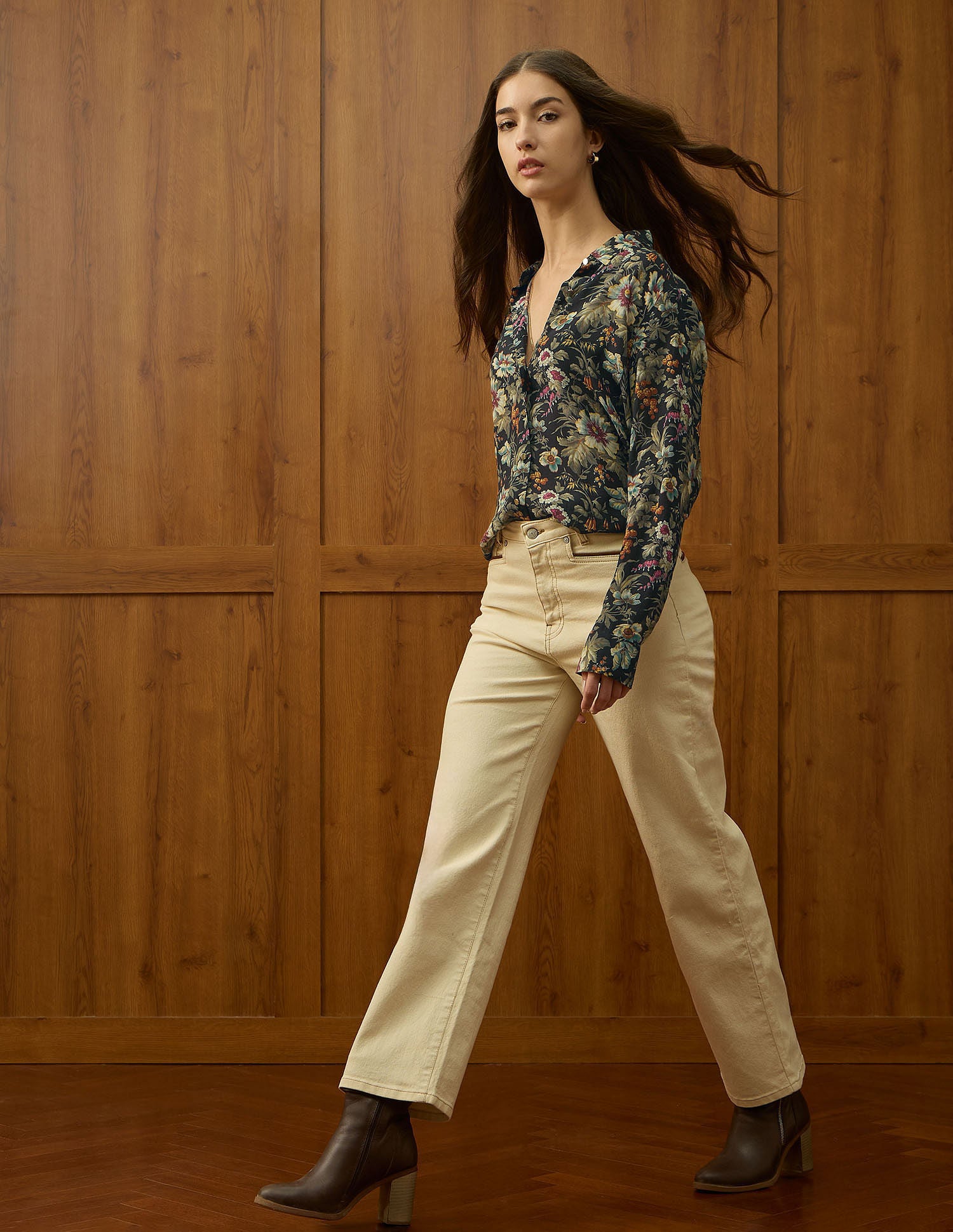 Regular Fit Floral Printed Shirt Multi-colour - U.S. POLO ASSN. | Large