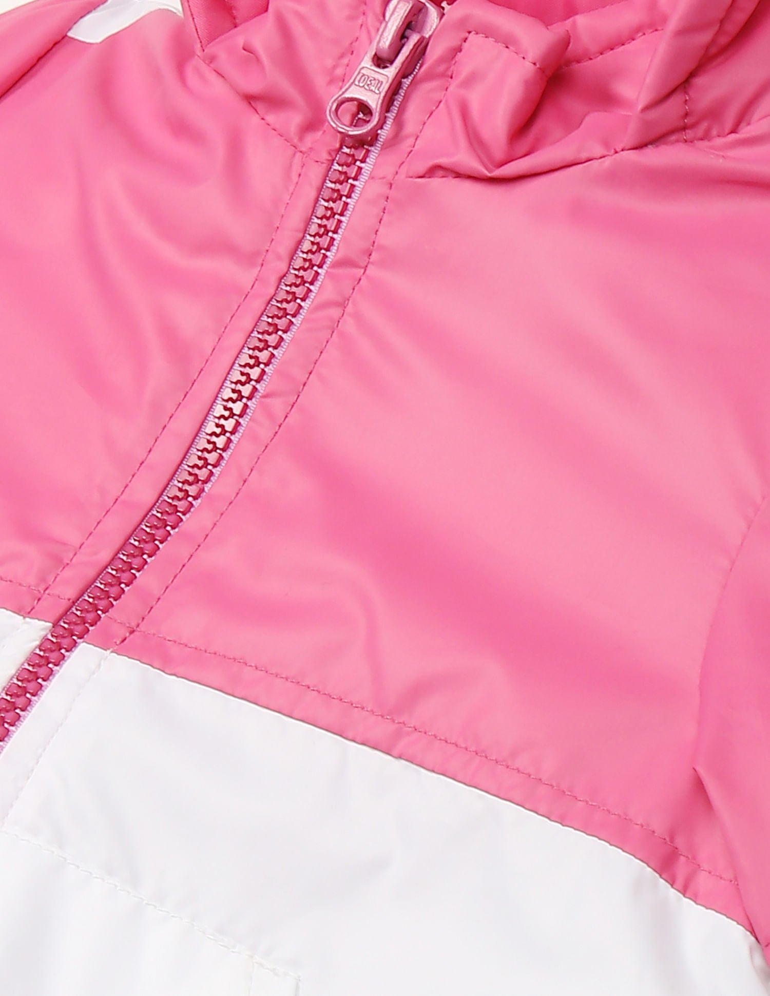 Girls Light Pink and White Colour Block Jacket Light Pink and White - U.S. POLO ASSN. | Large