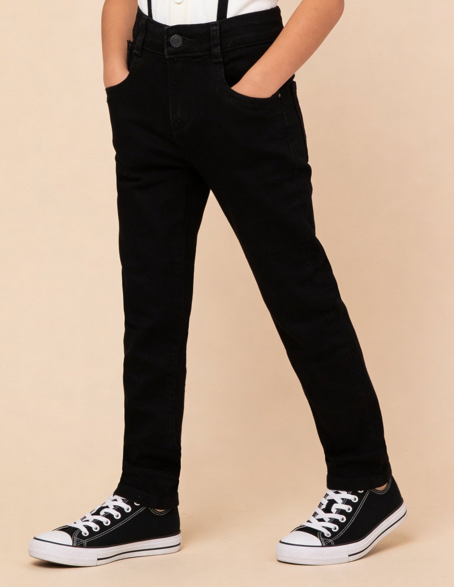 Mid Rise Slim Fit Jeans Black - U.S. Polo Assn. India | Large