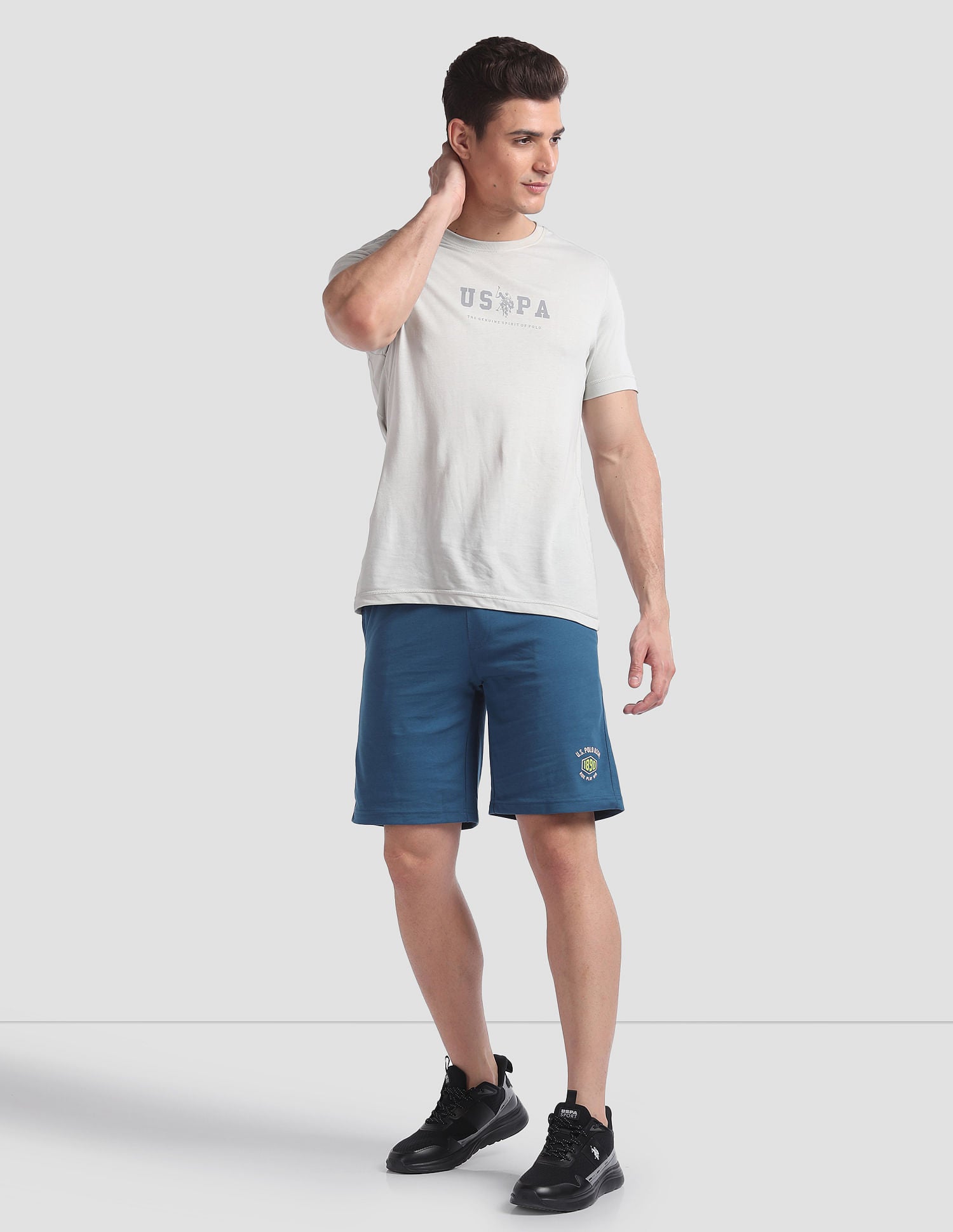 Solid LS002 Lounge Shorts - Pack Of 1 Sailor Blue - U.S. POLO ASSN. | Large