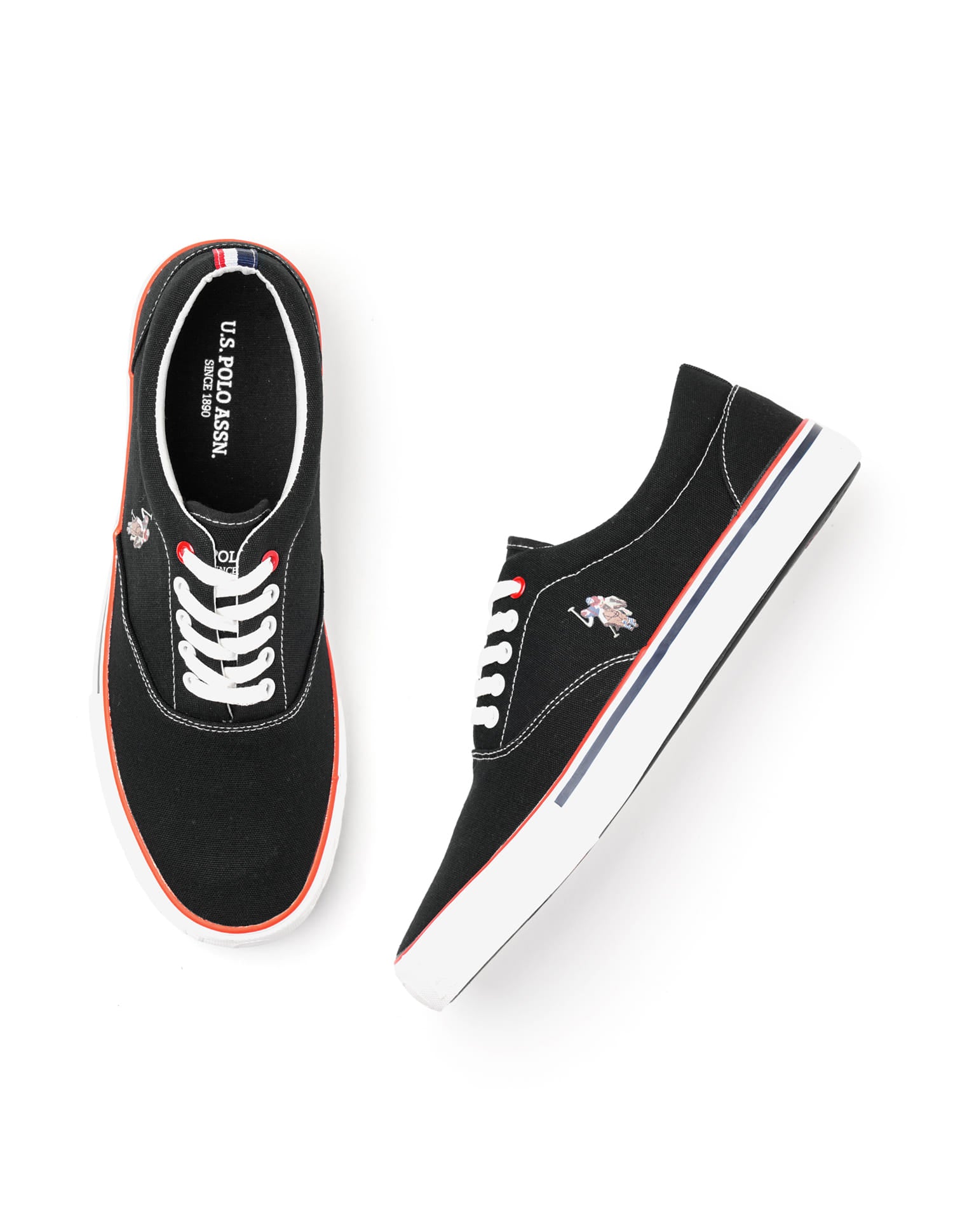Men Clyde Black Classics  Sneakers Black - U.S. Polo Assn. India | Large