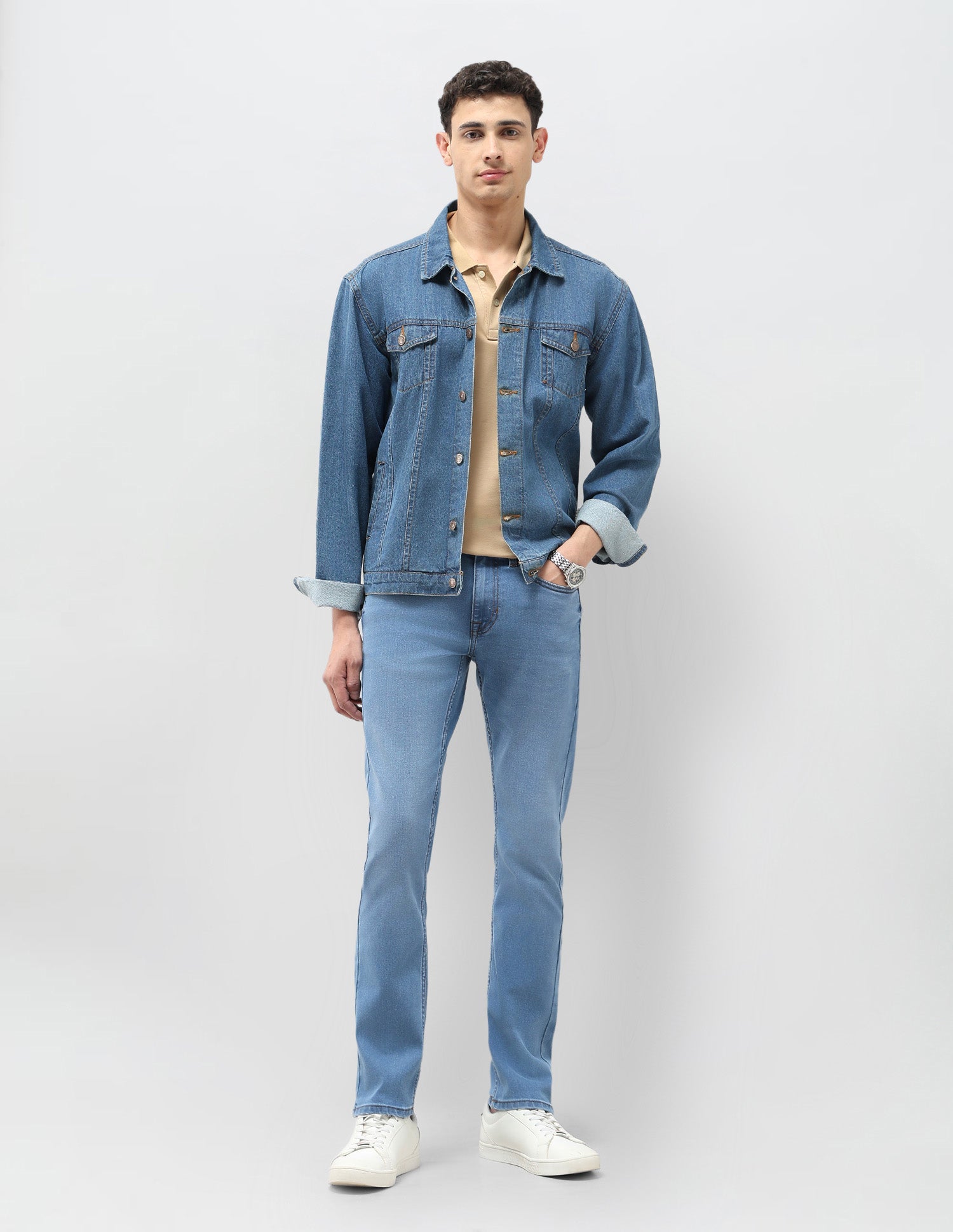Regallo Skinny Fit Mid Rise Jeans Indigo - U.S. Polo Assn. India | Large