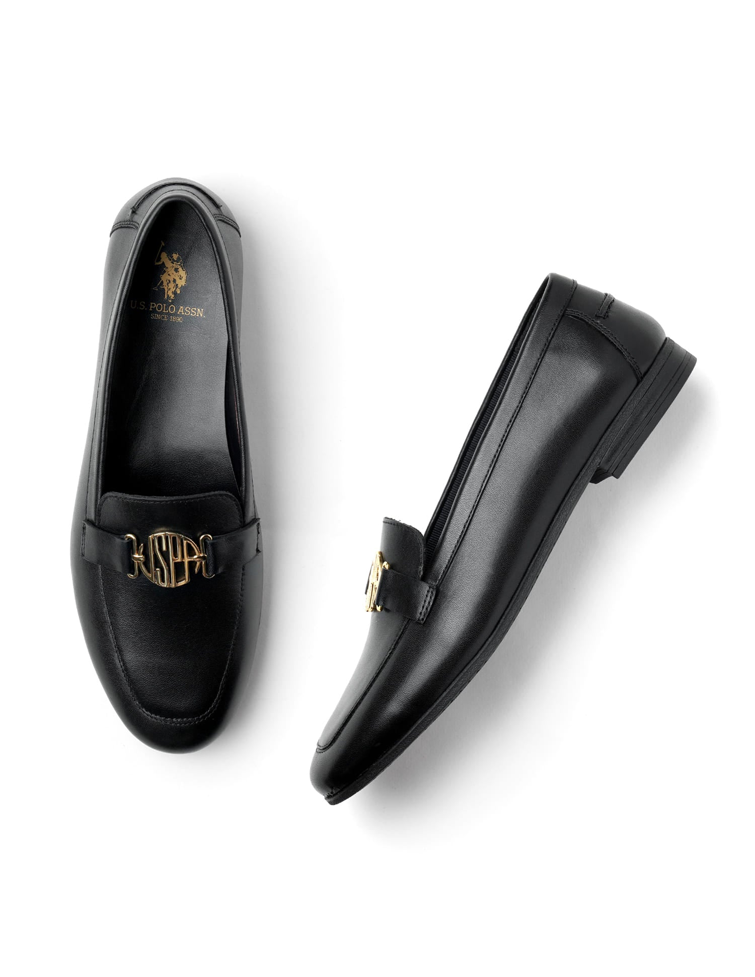 Holly Black Loafers Black - U.S. Polo Assn. India | Large
