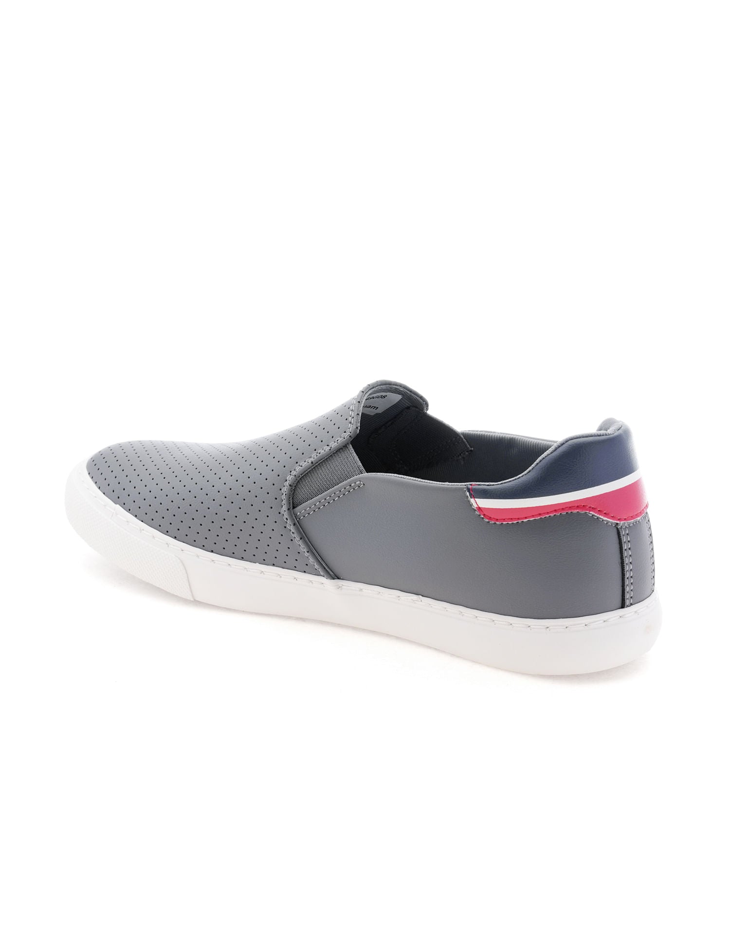 Men Perforated Campbell 2.0 Slip On Shoes Grey - U.S. Polo Assn. India | Large