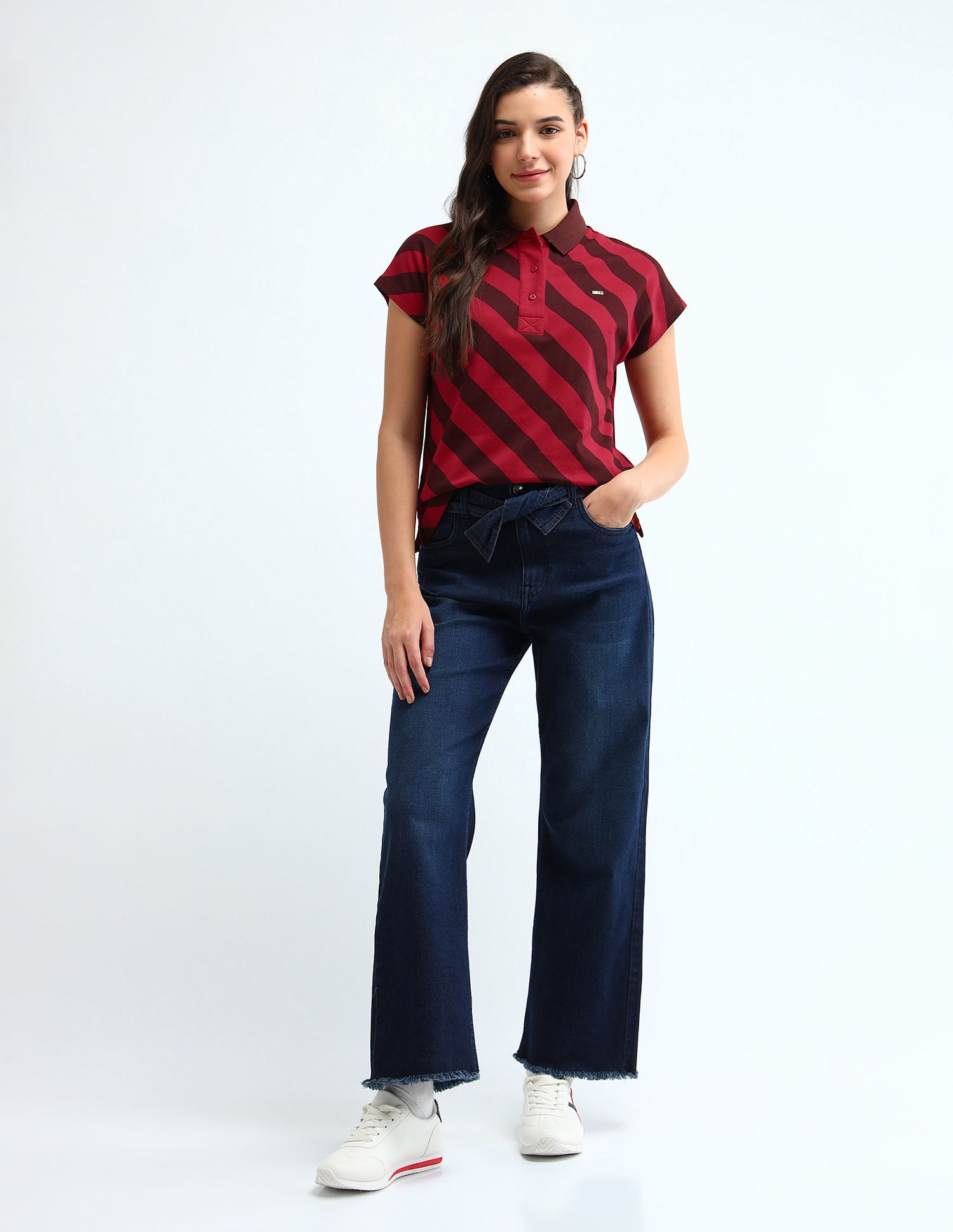 Extended Shoulder Cotton Polo Shirt Multicolour - U.S. POLO ASSN. | Large