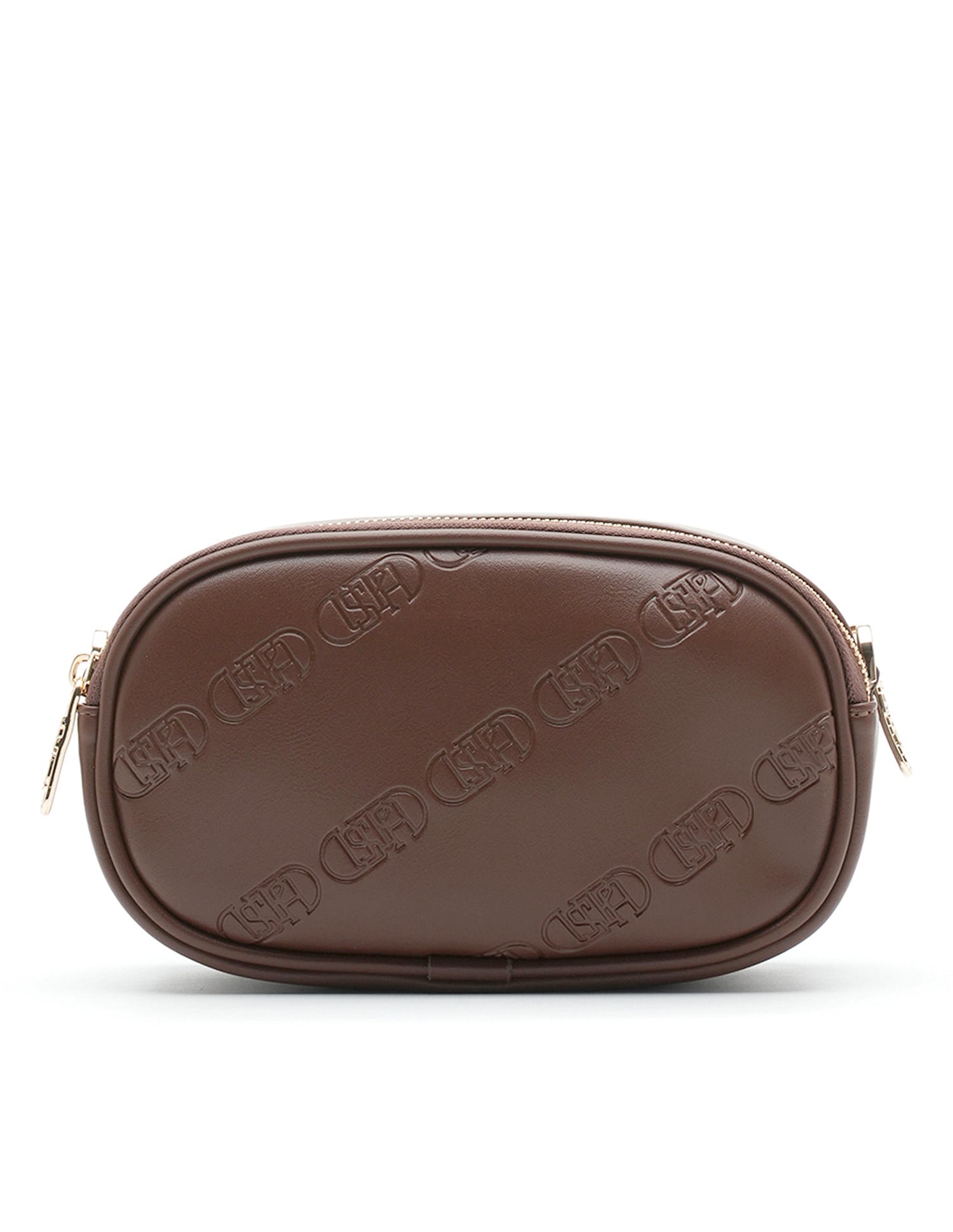 Ruth Monogram Cross Body Bag Tan - U.S. POLO ASSN. | Large