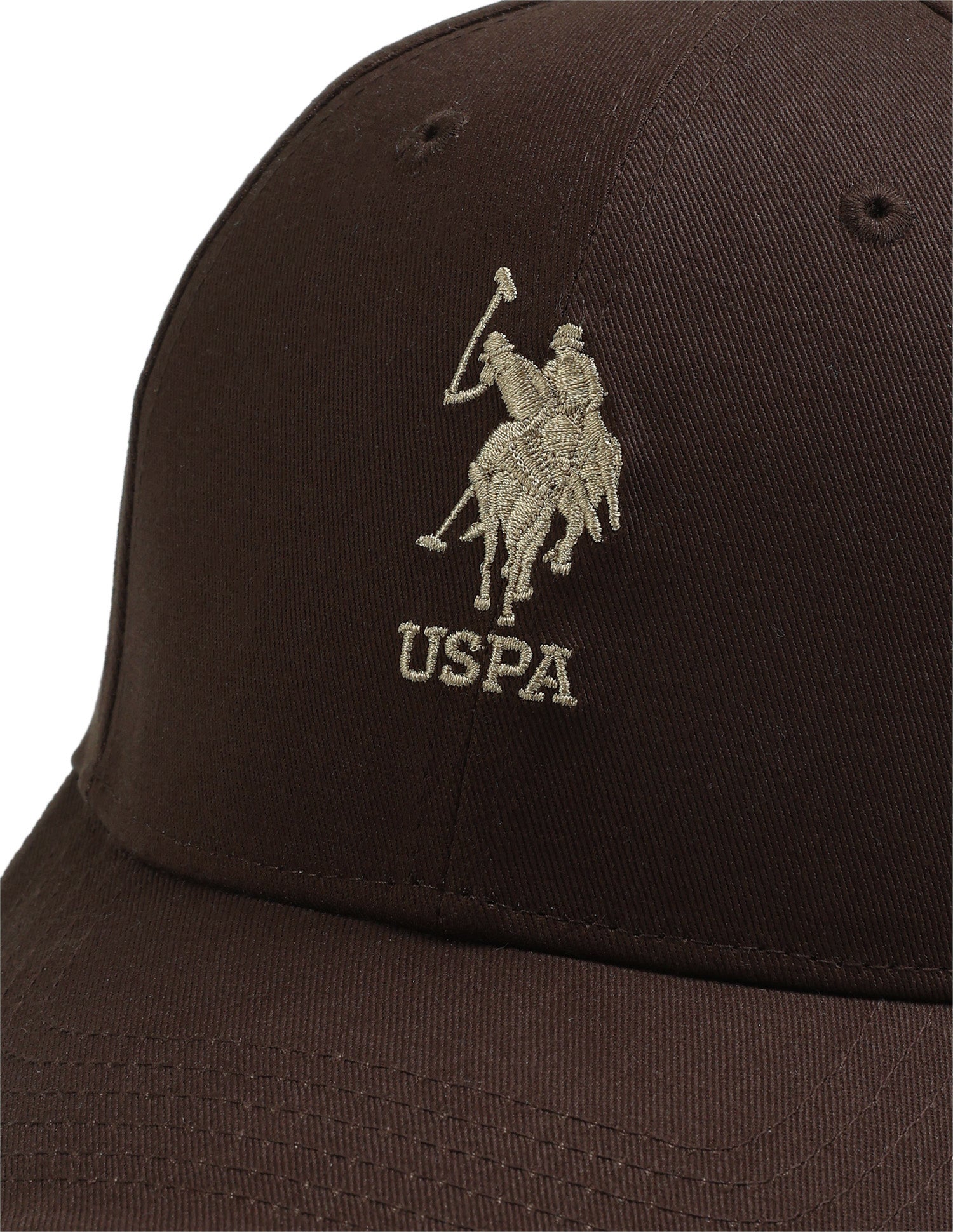 Brand Embroidered Cap Brown - U.S. Polo Assn. India | Large