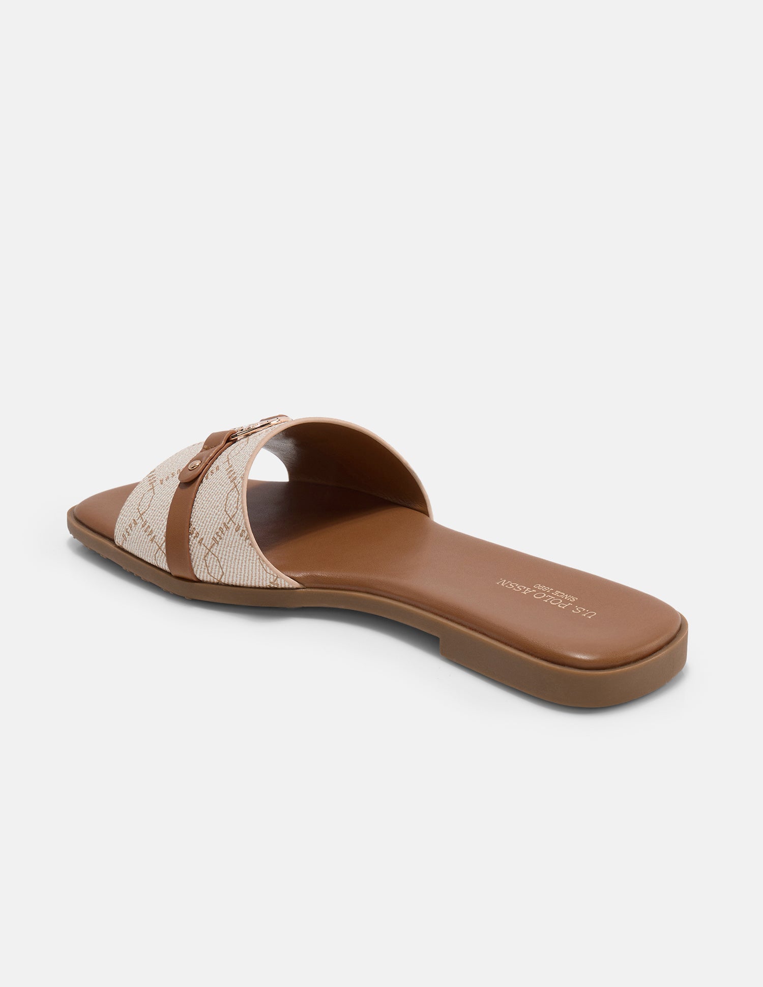 Monogram Adara Sandals Off White - U.S. Polo Assn. India | Large